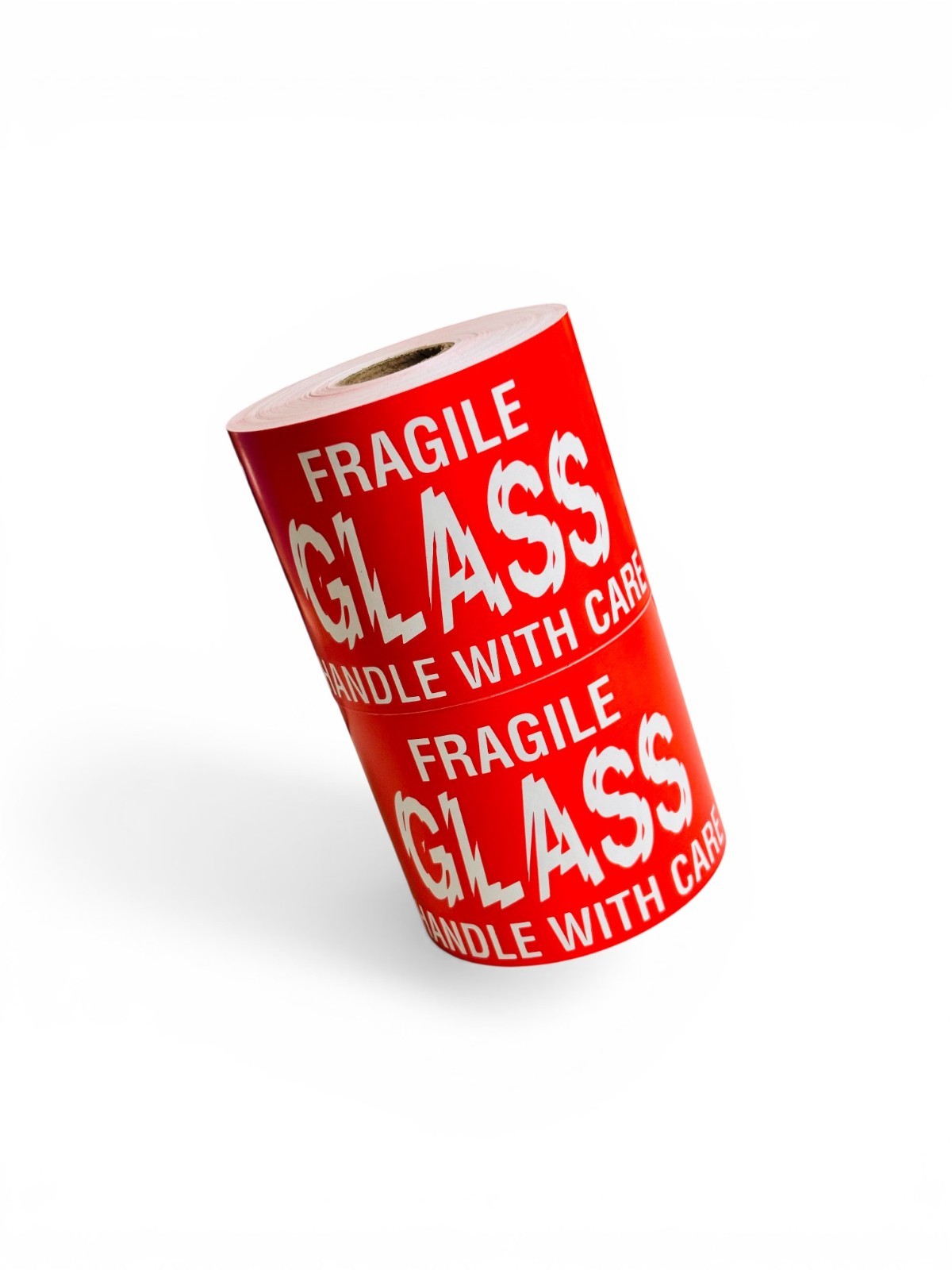 Shipping Labels- 3X5 Fragile Glass 500 labels per roll, 1-12 Rolls