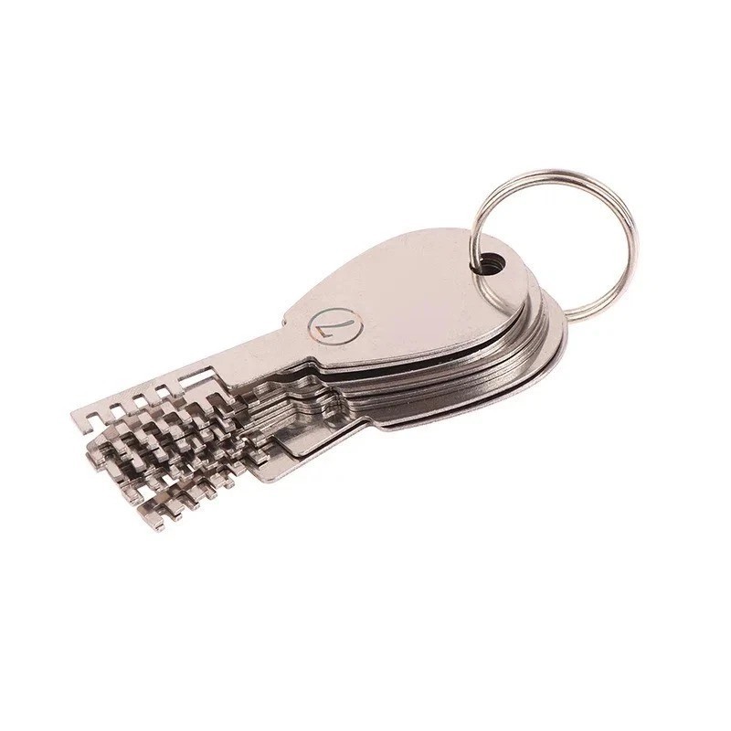 Stainless Steel Comb Lock 9in1 Full Set Repair Comb Tool Bypass Method