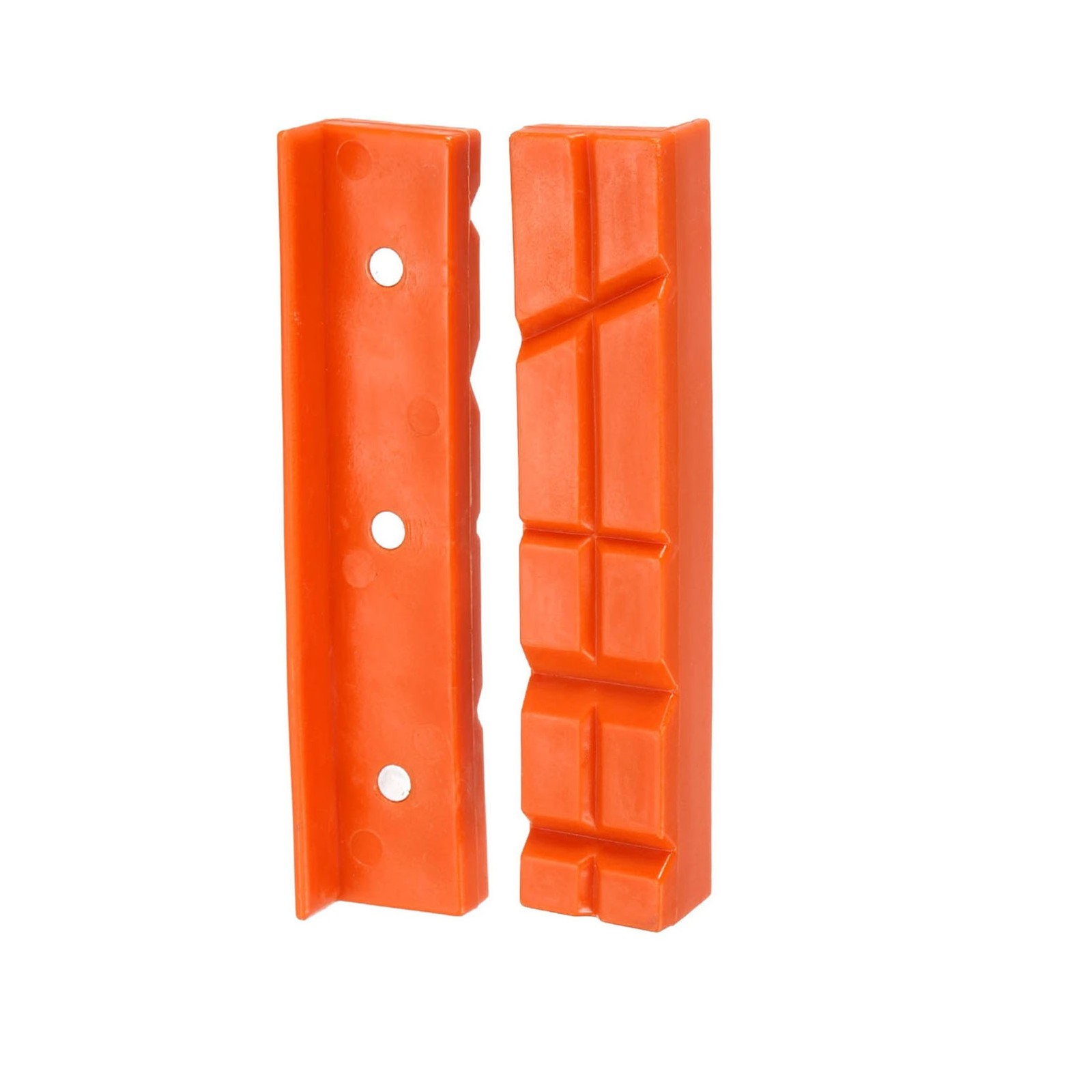 1 Pair Orange 4/5/6/8″ Soft Vise jaws Magnetic Reversible Pads Cover Rubber