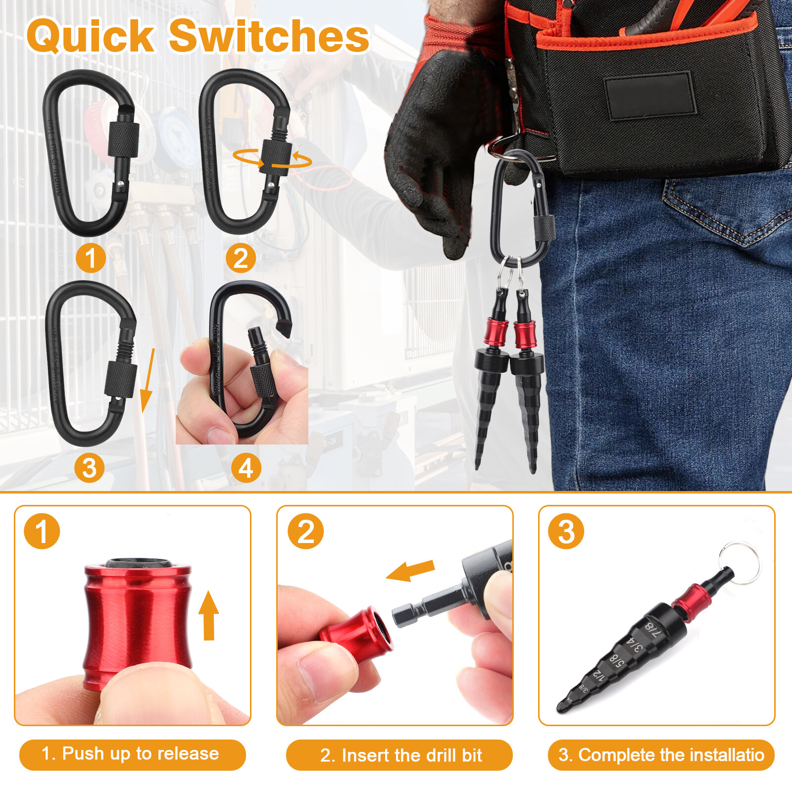 6-in-1 HVAC Repair Tool Copper Pipe Flaring & Swaging Kit 1/4″ to 7/8″ Sizes
