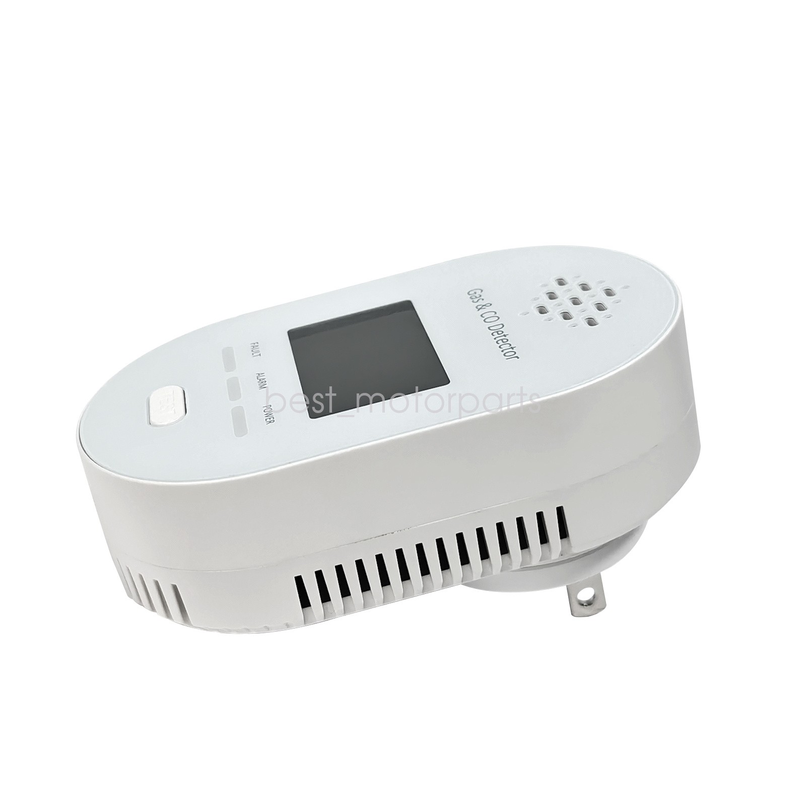 Portable 4-in-1 CO Detector with Smoke & Natural Gas, Plug-in Safety Alarm