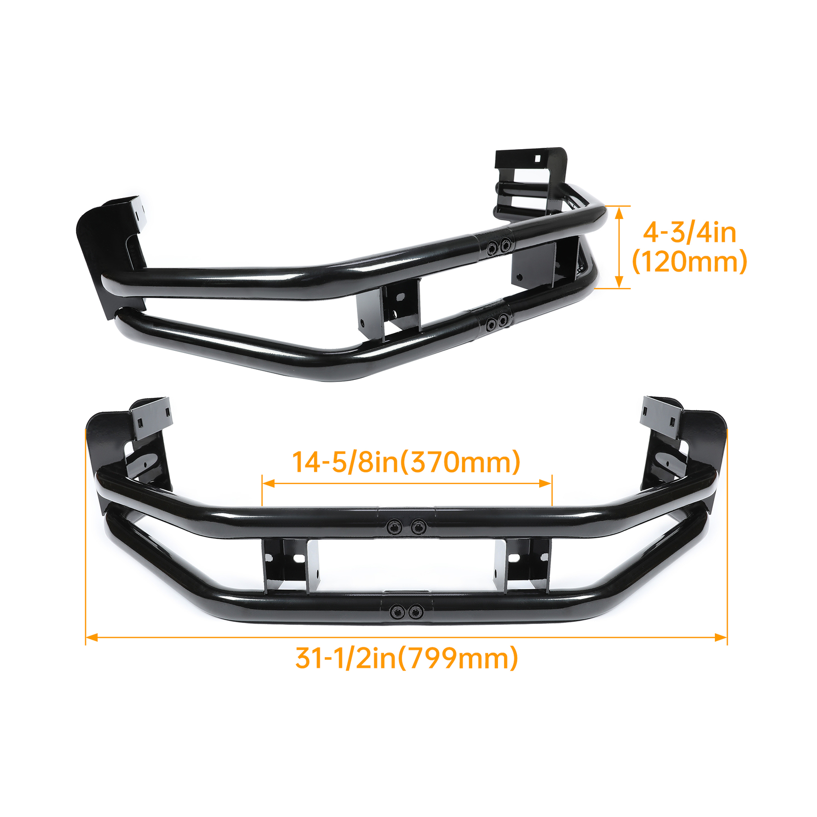 Rear Bumper Bar & Hitch Kit For John Deere Z235 Z345M Zero-Turn Mowers #BM2448