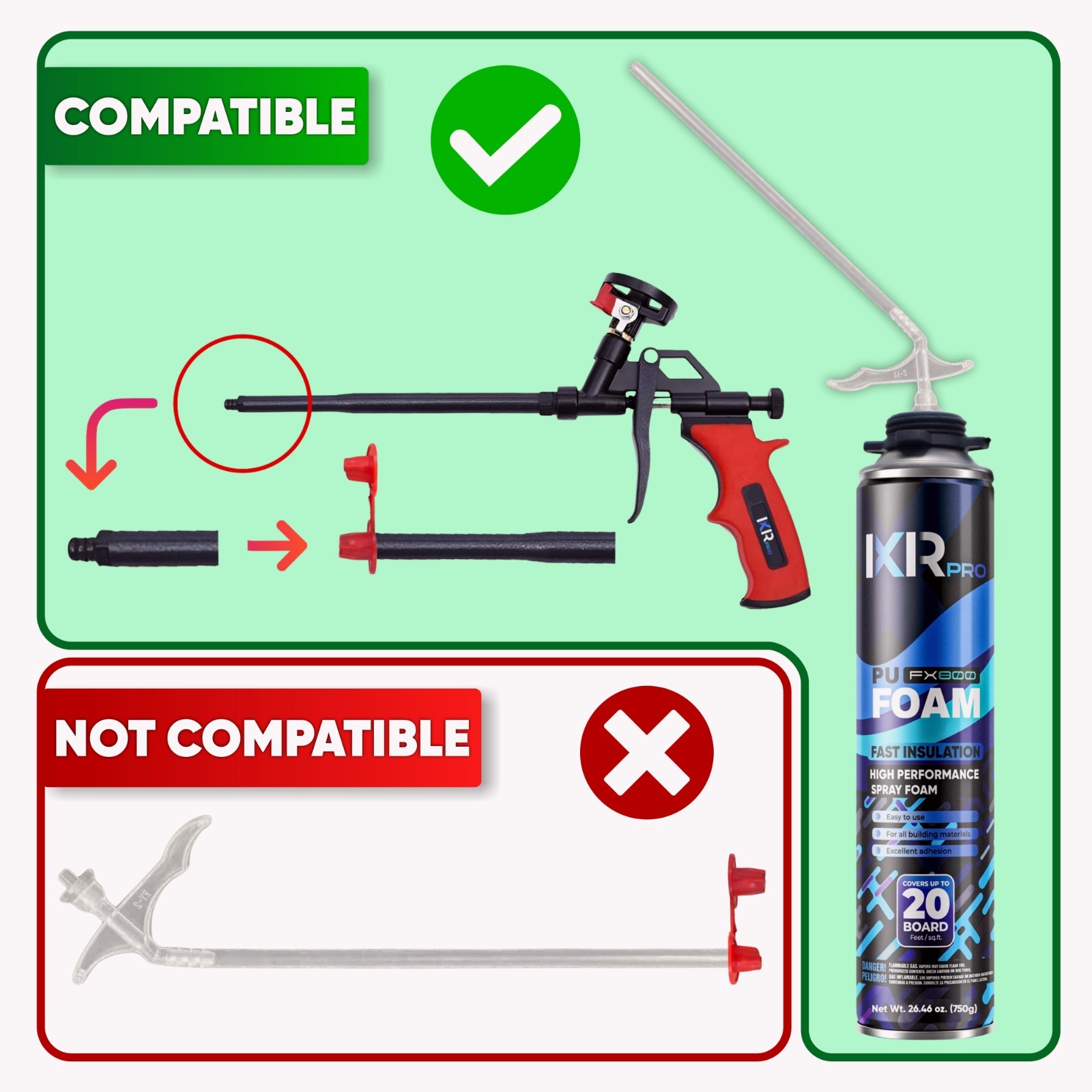 Spray Foam Insulation Can (23.1 oz. (655 g)) Expanding Foam Sealant