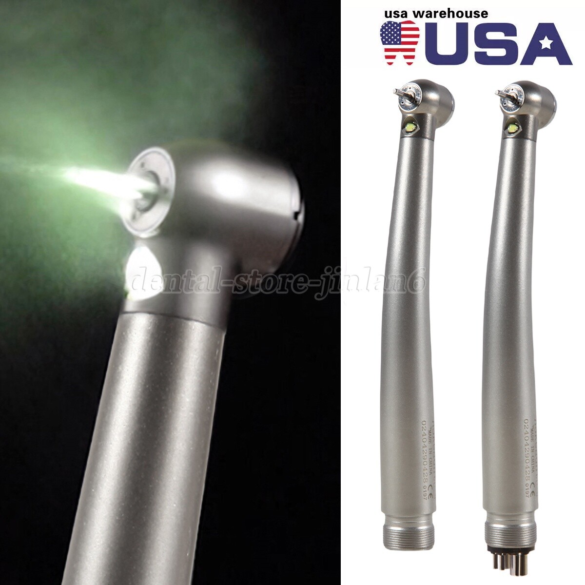 Turbina LED 2/4 orificios con pieza mano de alta velocidad dental NSK Style