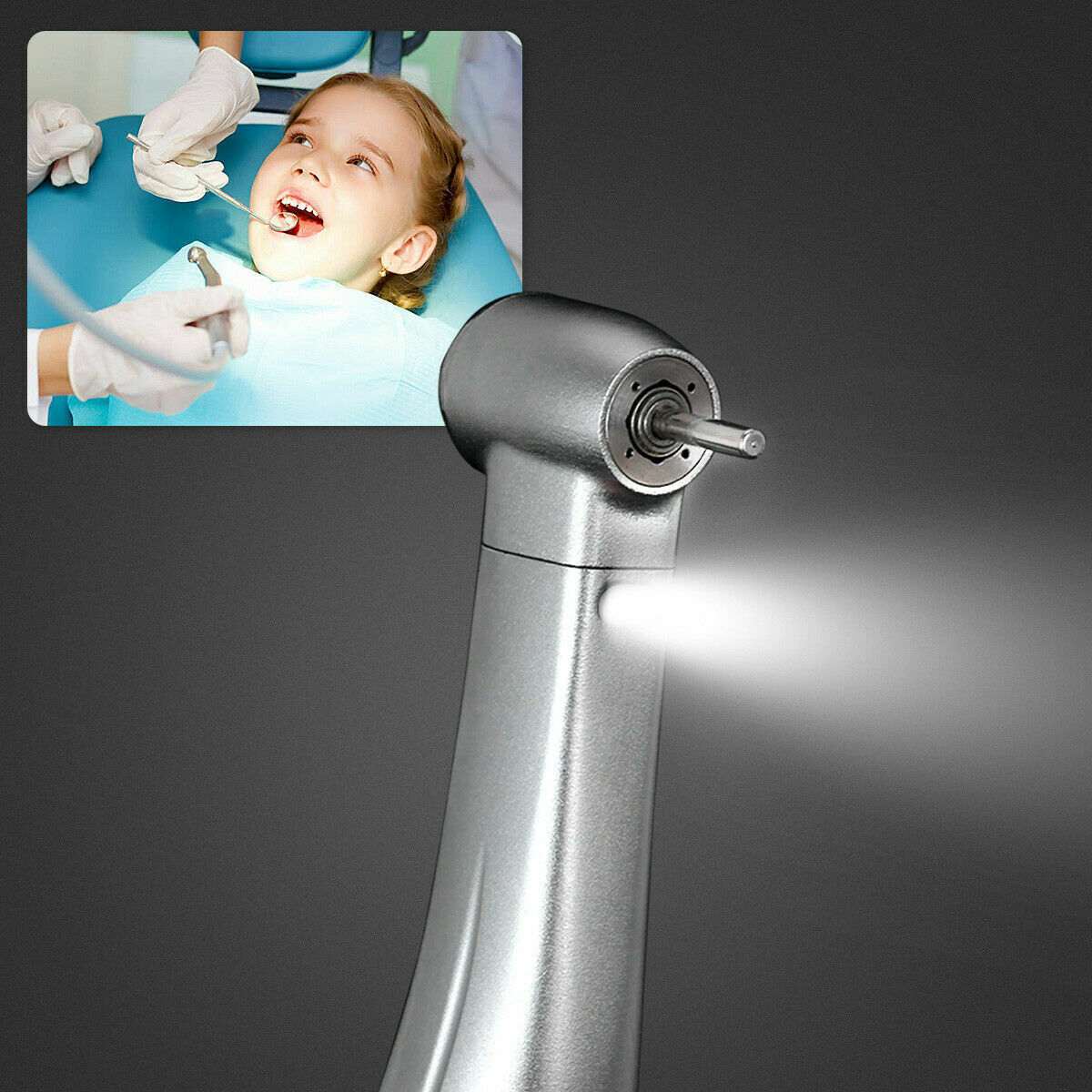 Dental Brushless LED Electric Micro Motor 1:5 Increasing Handpiece For NSK Style