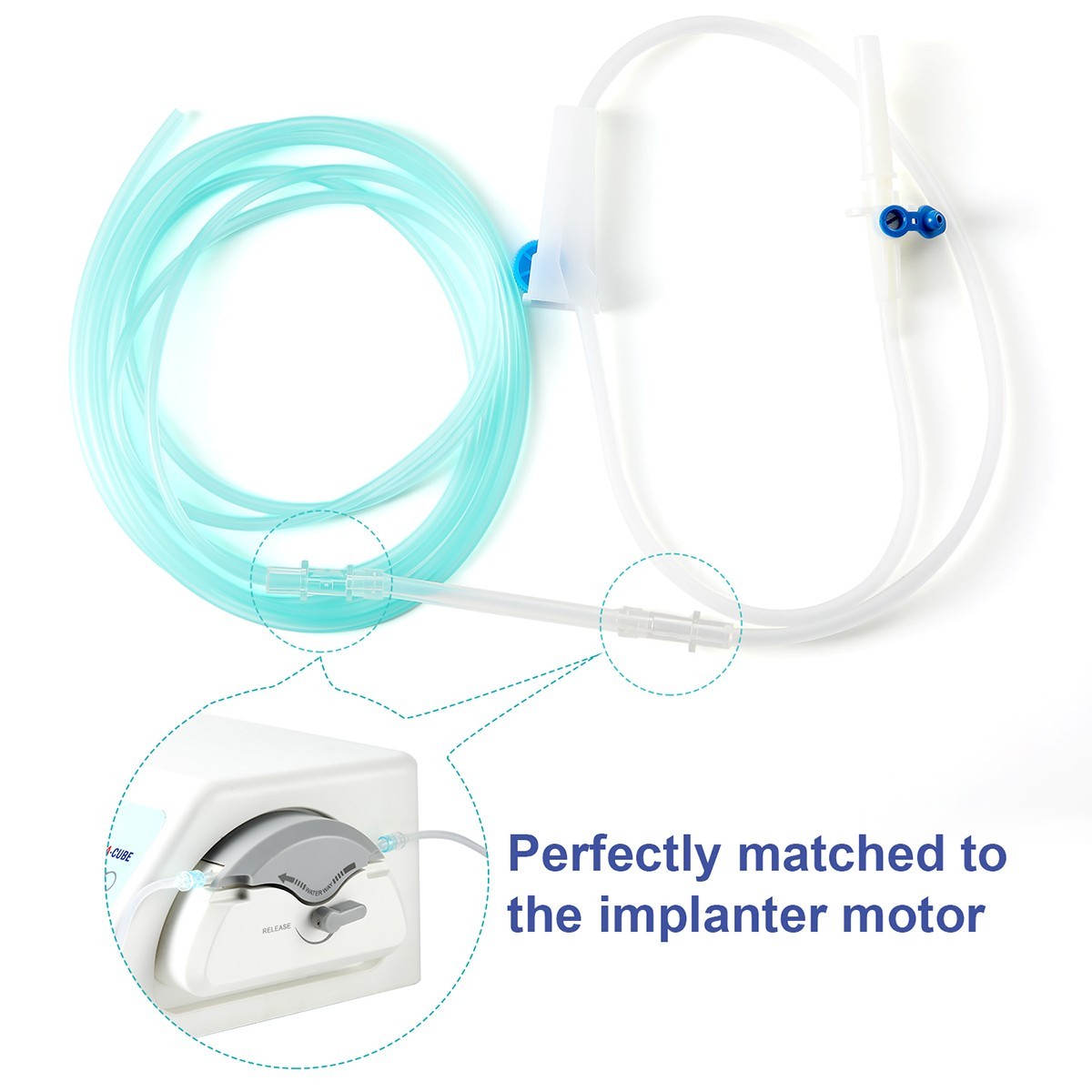 USA Dental Surgical Implant Motor System 20:1 LED Contra Angle /Irrigation Tubes