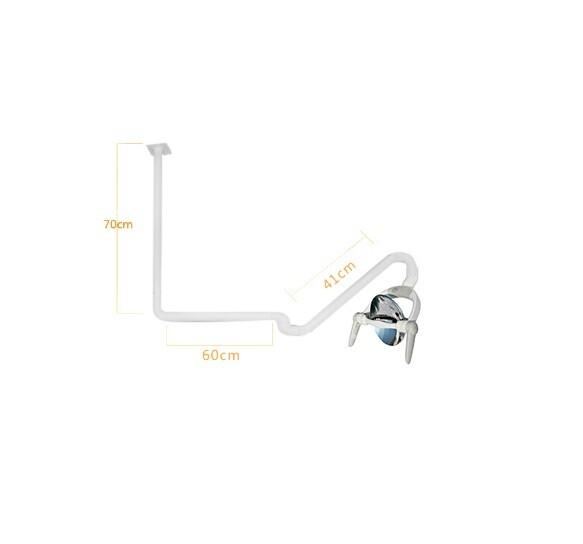 Ceiling Mounted Type Oral Light Dental Operating Lamp 6 LED Lens Light With Arm
