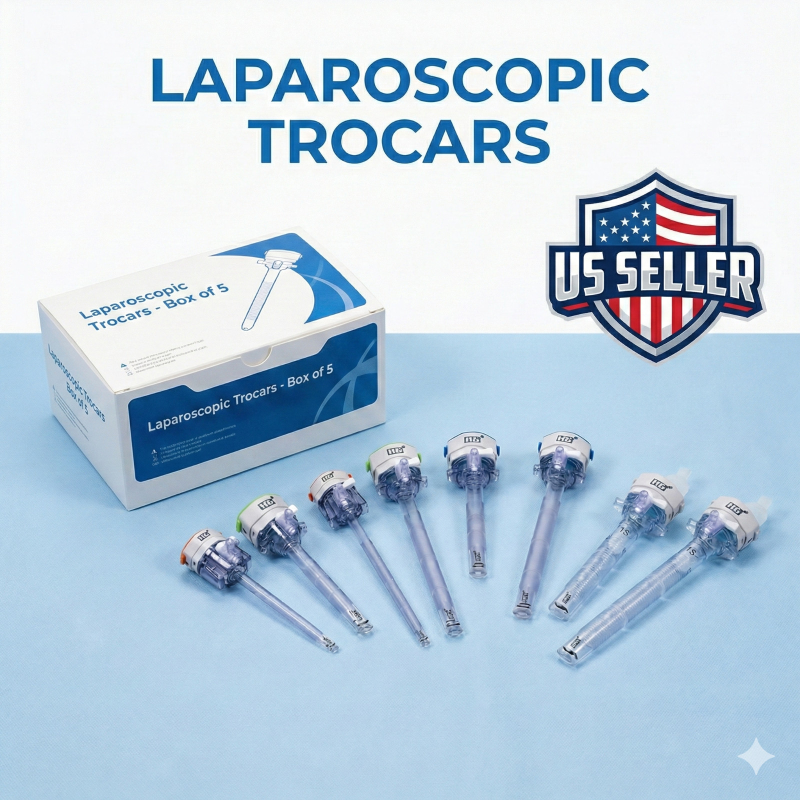 Optical Trocar – Auto Locking Full-Detachable Trocar Laparoscopic Instruments