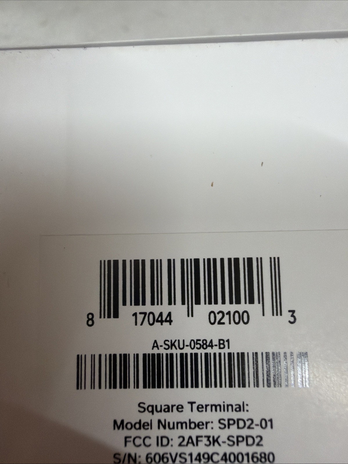 ?Sealed? Square Terminal – Credit Card Machine | Mobile POS SPD2-01