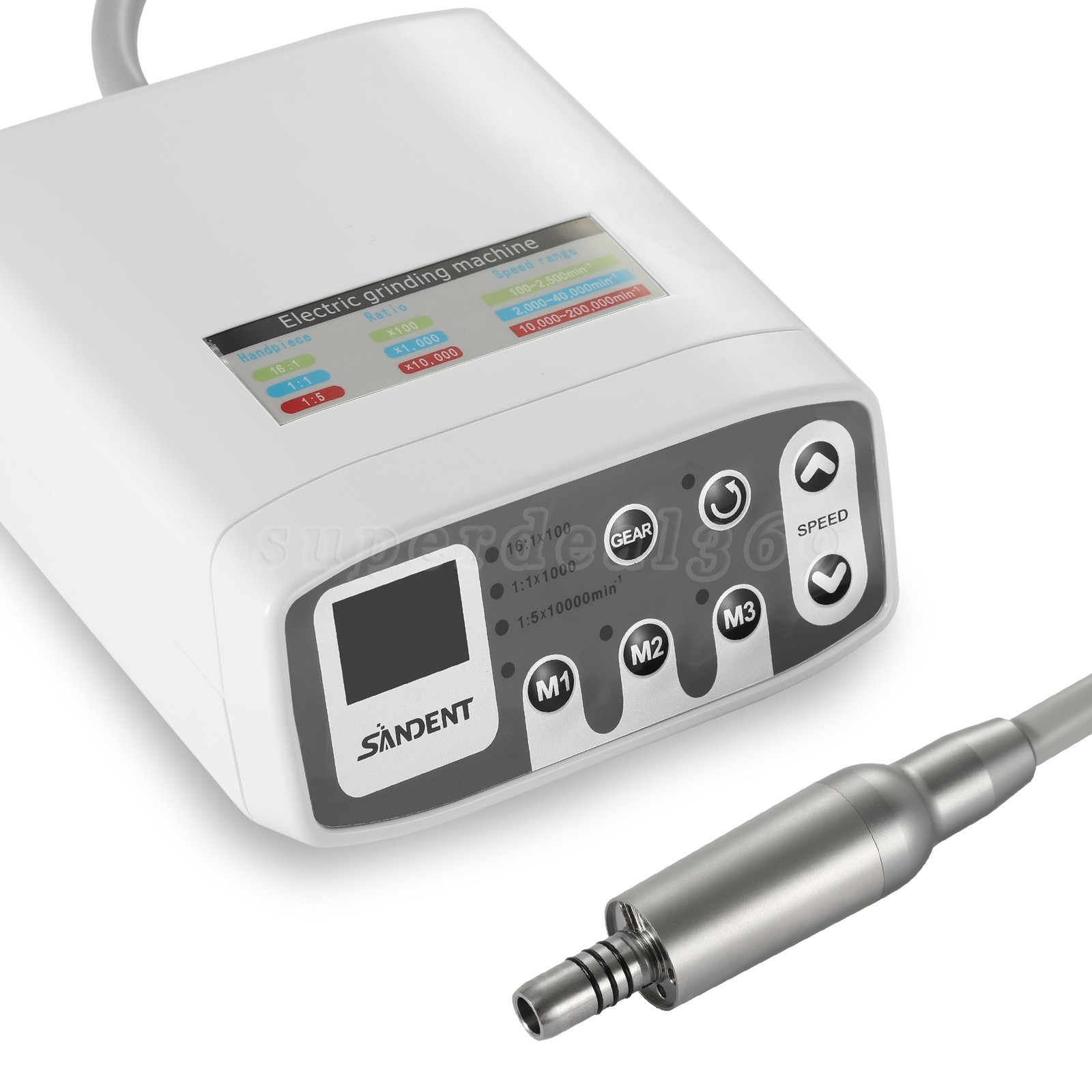Dental Fiber Optic LED High Speed Turbine Handpiece 4/6Hole Coupling Fit KAVO