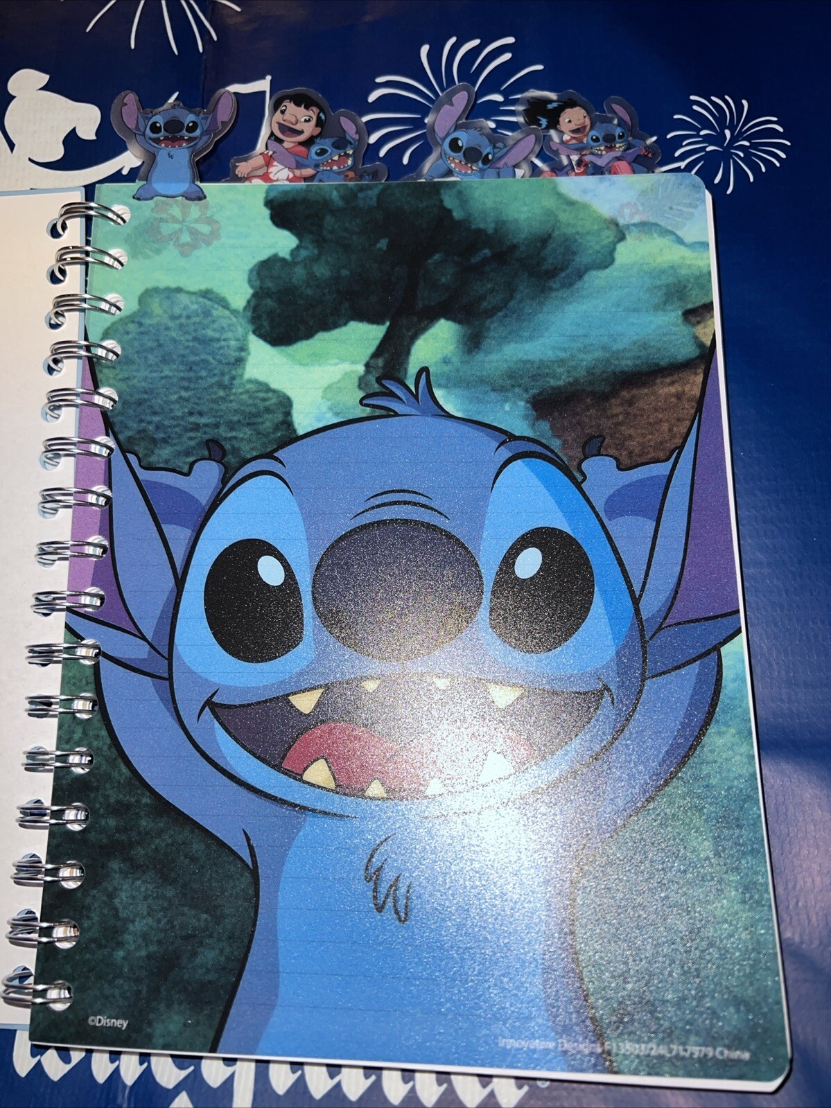 Stitch Journal Soft Plastic Cover with Tabs Aloha 96 Ruled Page