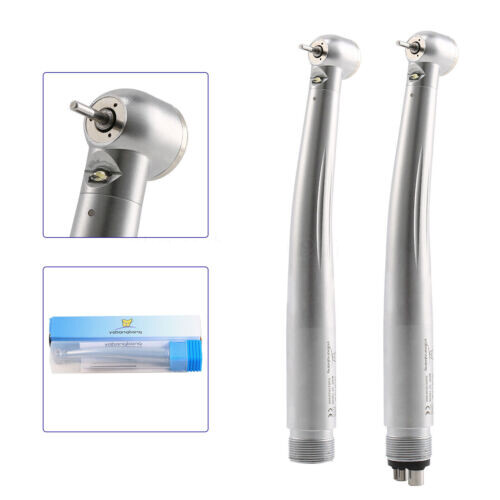 Yabangbang Dental LED E-generator Fiber High Speed Handpiece Turbine 4/2Hole