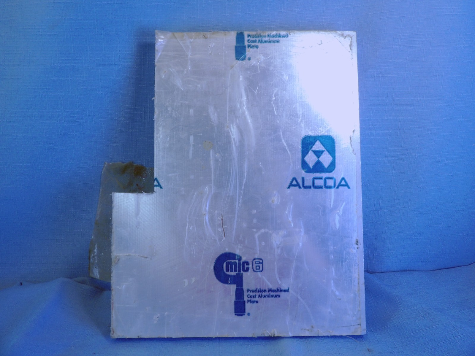 Vintage 10.2lb Alcoa Cast Tool Aluminum 11.5″x9.5″x1″ Remnant