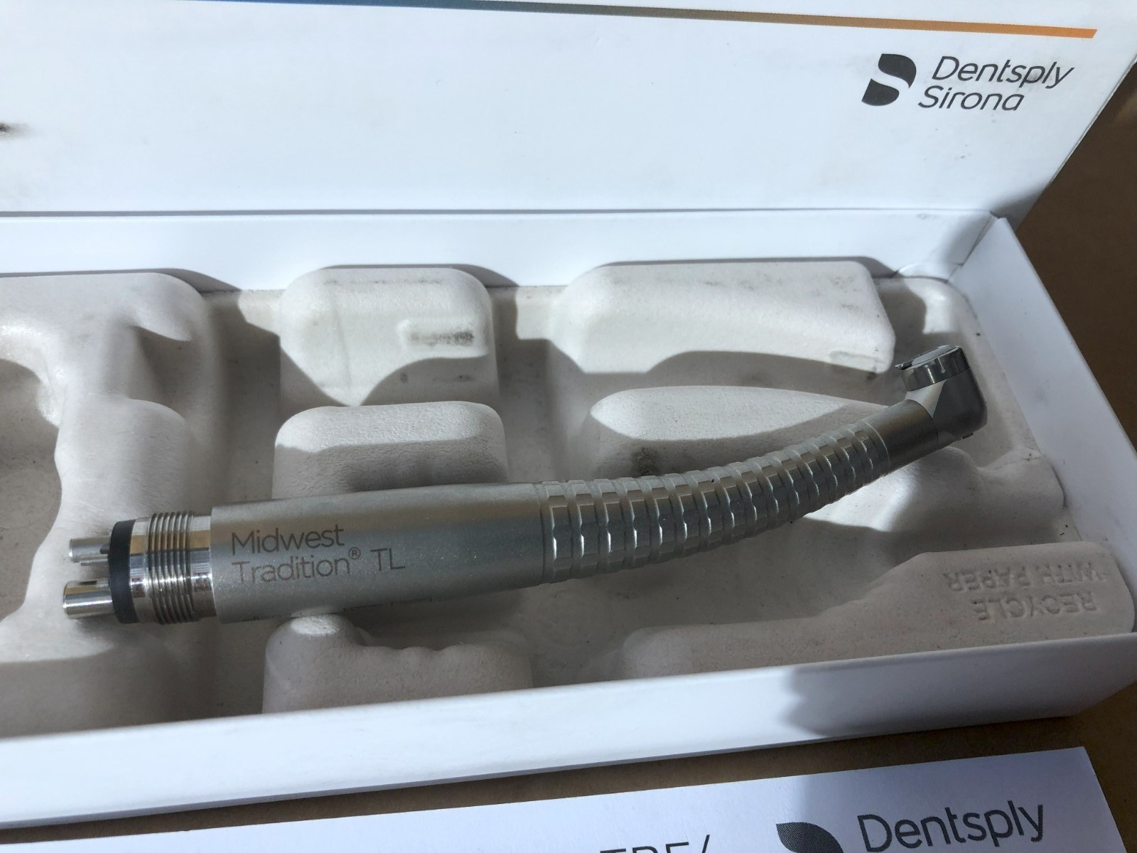 Midwest Tradition Handpiece 4 Hole Non Fiber Optic Autochuck Lever New