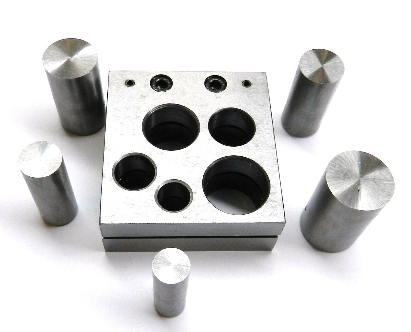 Disc Cutter Set 5 Sizes 1/2″-1″ Cut Circular Metal Discs Round Jewelry Shapes