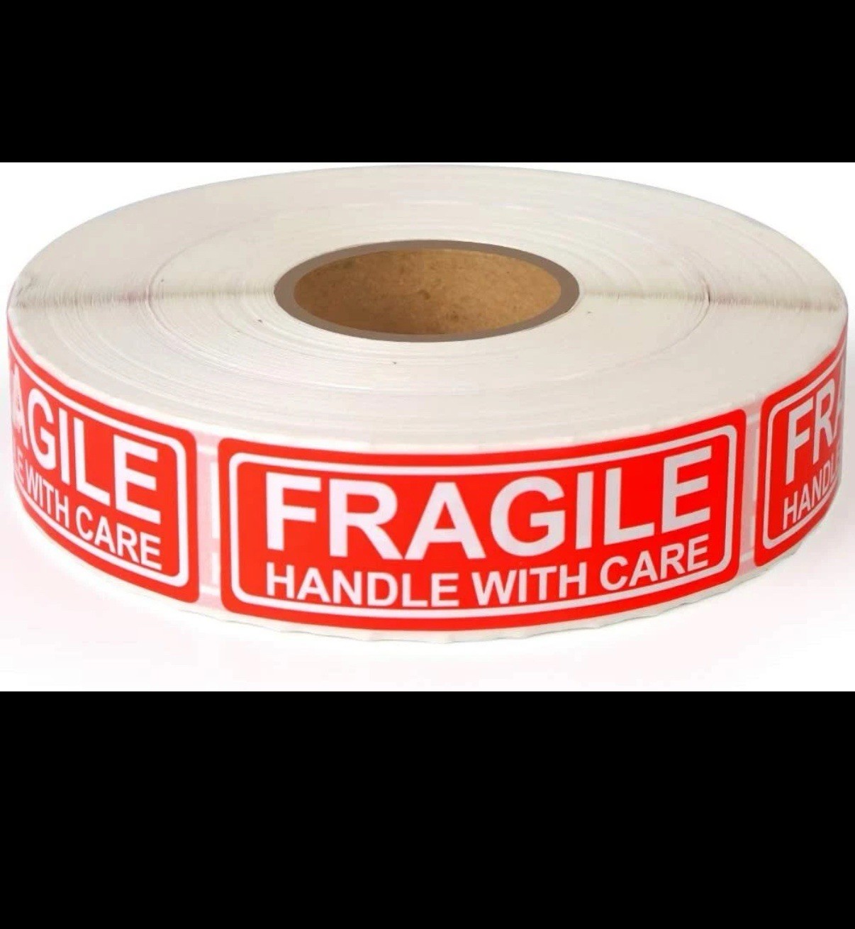50 Stickers Fragile Handle With Care 1×3″ Packaging Box Safety Mailing Labels