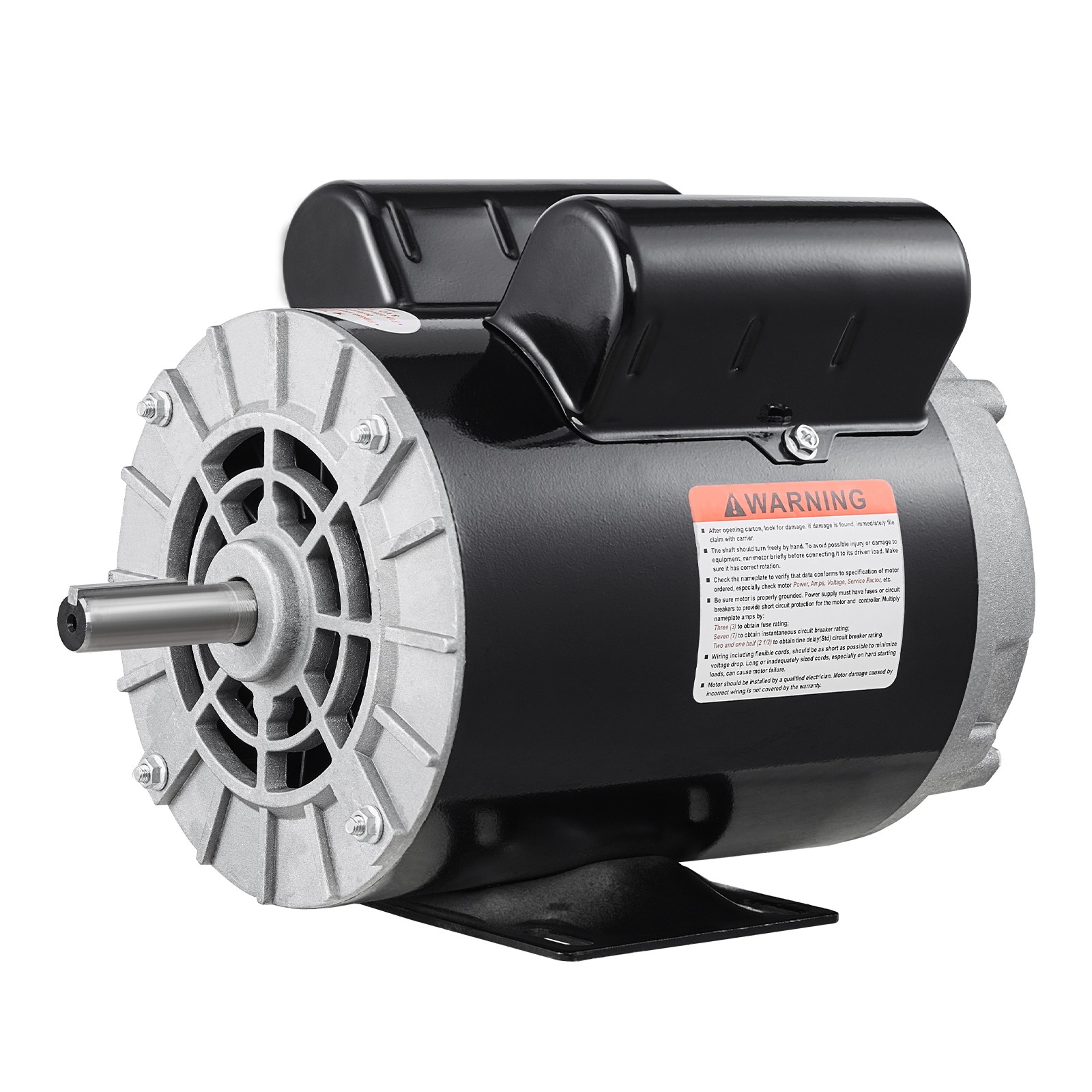 3HP Air Compressor Electric Motor 230V 15.5A 3450RPM 56 Frame CW/CCW Rotation