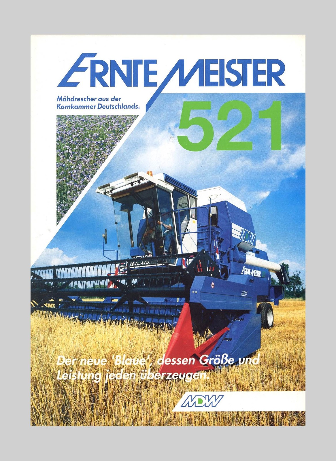 MDW Combine Harvester Harvester 521 Original 1992