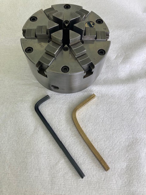HARDINGE Taper Lock 6 Jaw Adjust True Buck Chuck 5″ diameter