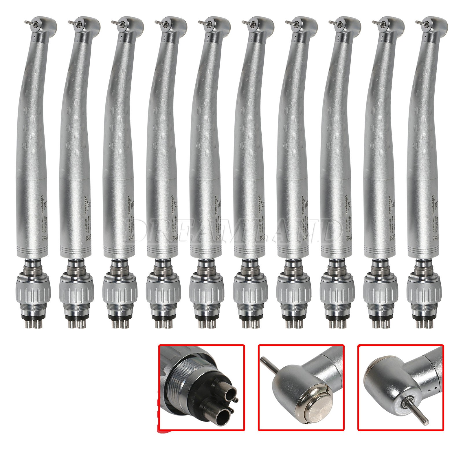 KaVo Style Dental High Speed Handpiece with 4 Hole Quick Coupler Coupling Swivel