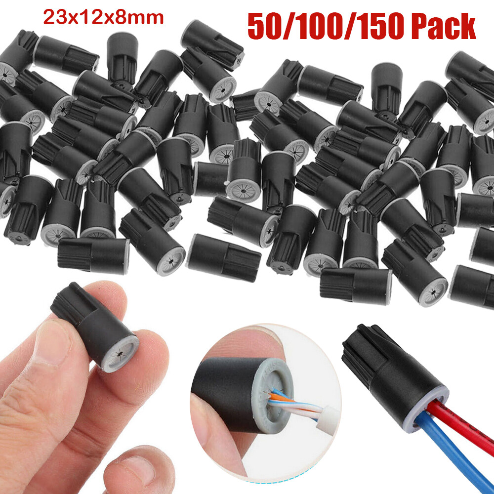 Outdoor Waterproof Twists Grease Caps Seal Nuts Electrical Wire Connectors LOT