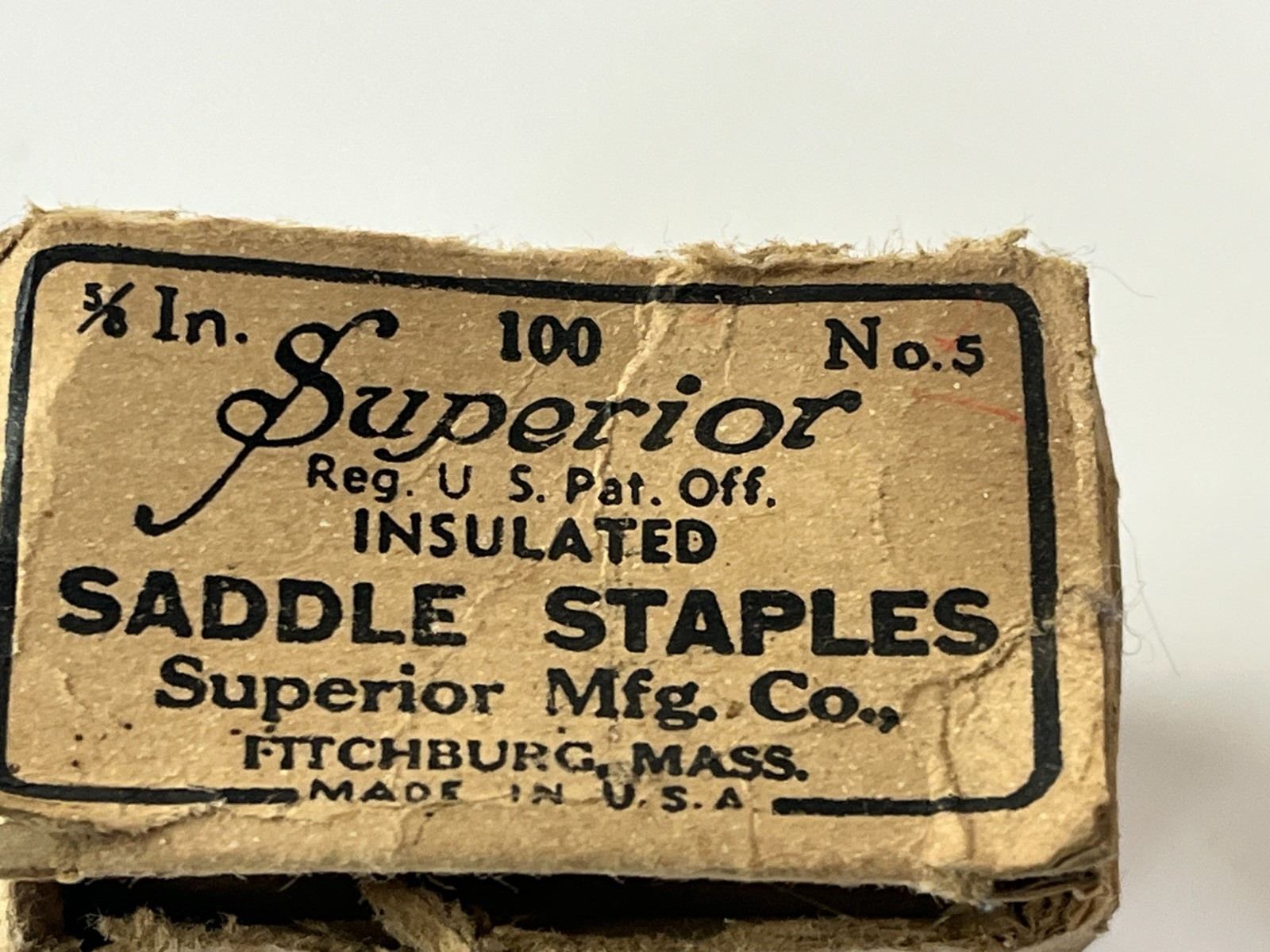Superior 5/8 In 100 Count No 5 Saddle Staples Insulated (2)
