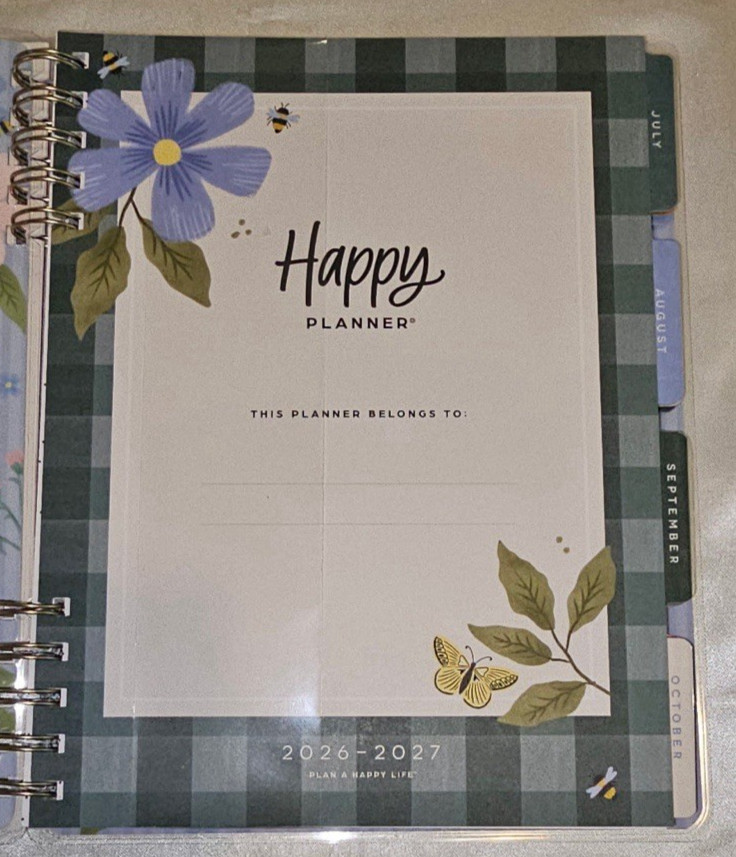 2026/2027 Happy Planner Country Charm Classic Dashboard Layout Planner