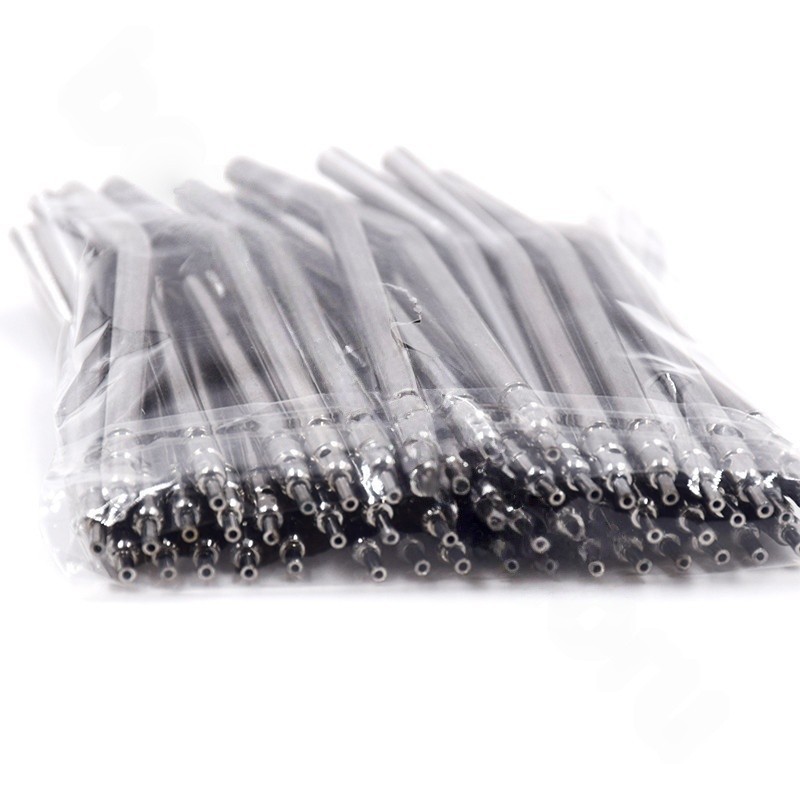 50 Pcs Dental Air Water Triple 3-Way Spray Syringe Metal Spray Nozzle Tips