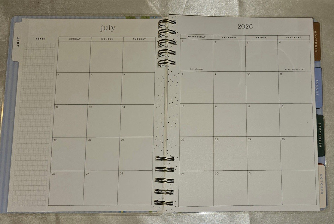 2026/2027 Happy Planner Country Charm Classic Dashboard Layout Planner