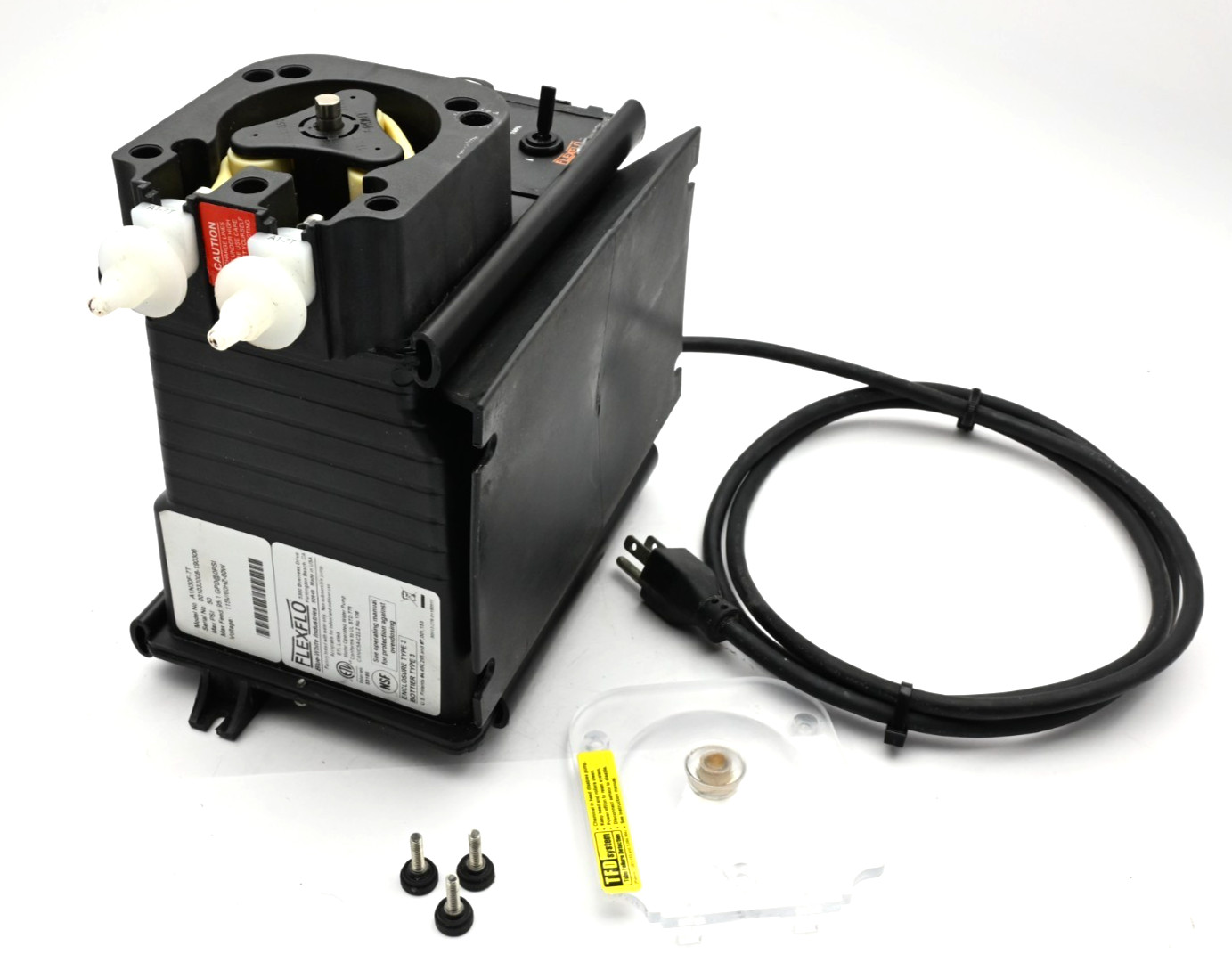 FLEXFLO A-100N A1N30A-7T Peristaltic Metering Pump 60RPM, 50PSI, 95 GPD, 115VAC