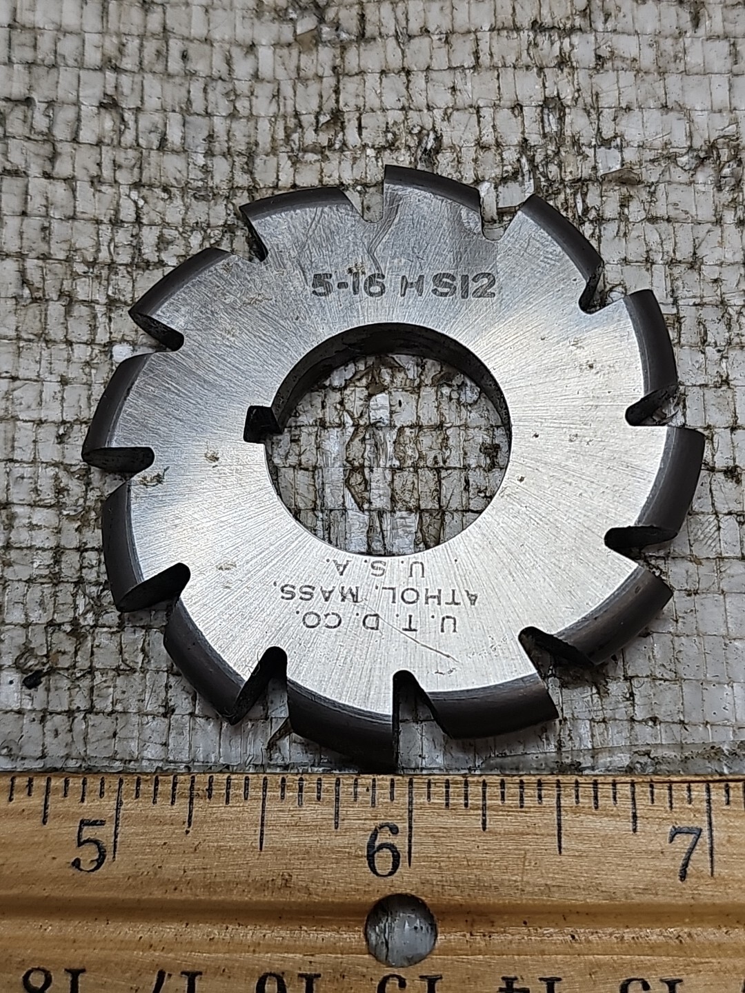 UNION TOOL 2.25″ x 5/16″ x 7/8″ CONVEX 5/16 DIA Side Milling Cutter HSS