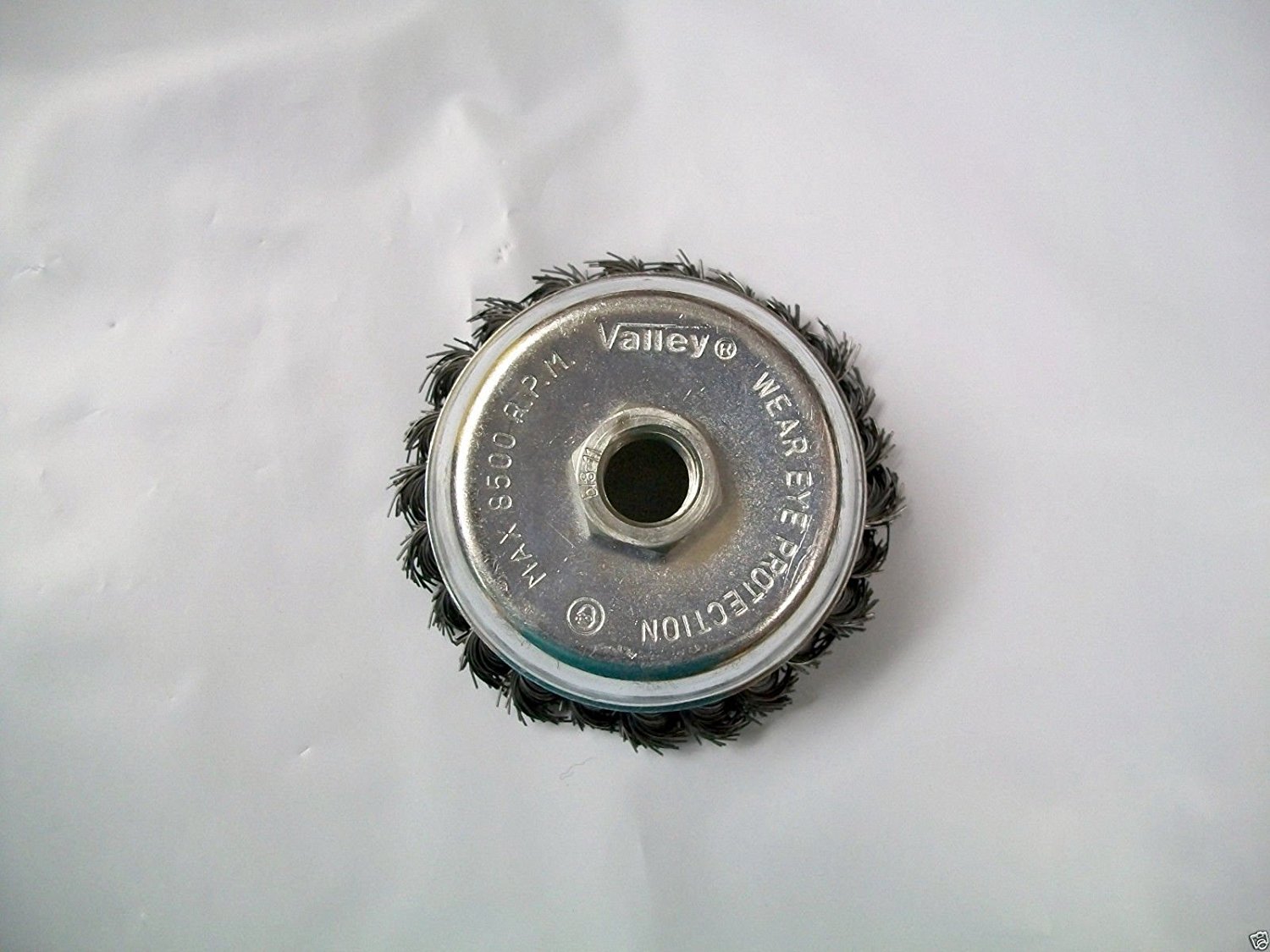 3″ Knotted Wire Cup Brush, Coarse, 5/8″-11 Thread