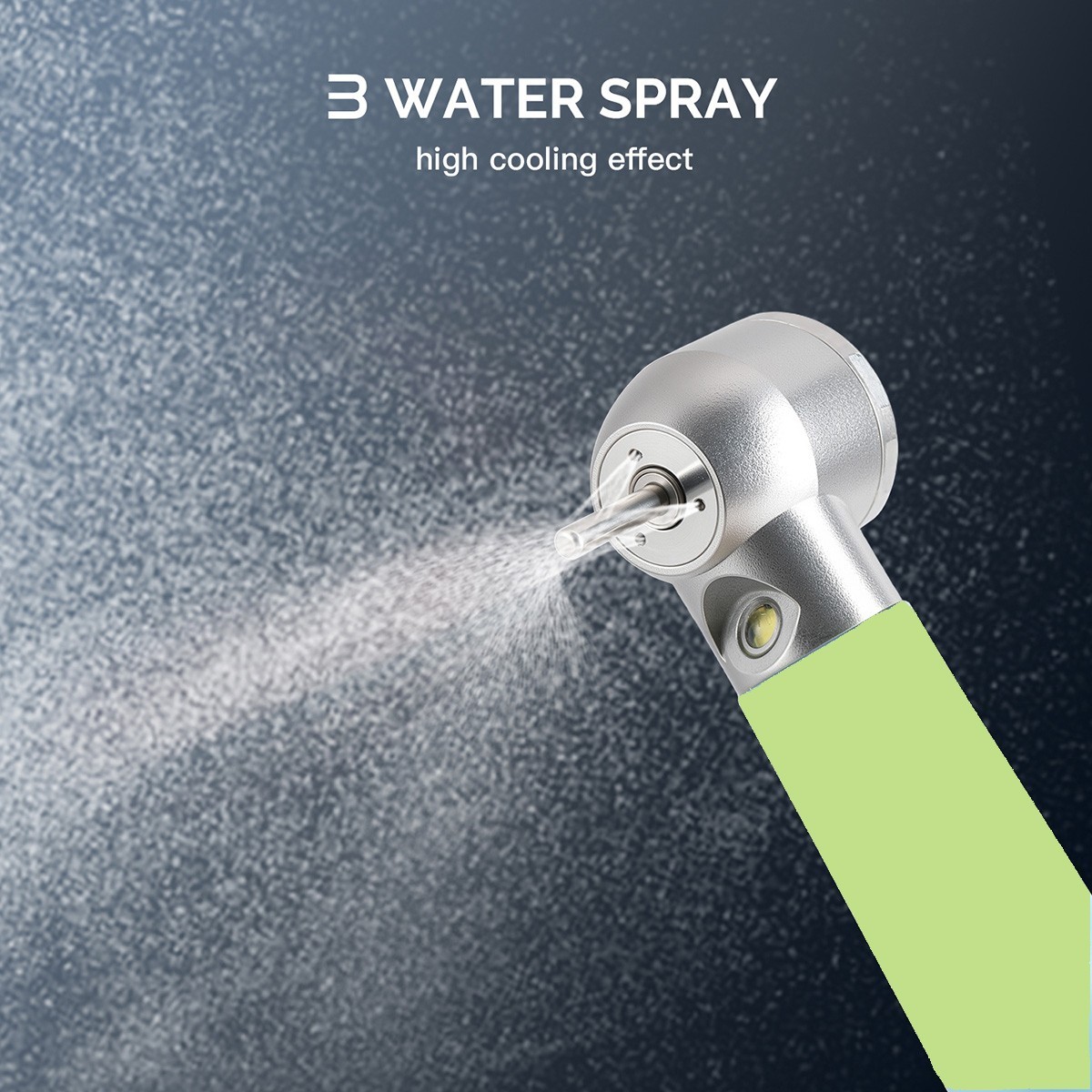 USA Dental LED E-generator High Speed Handpiece 3 Way Spray 4 Holes fit for NSK