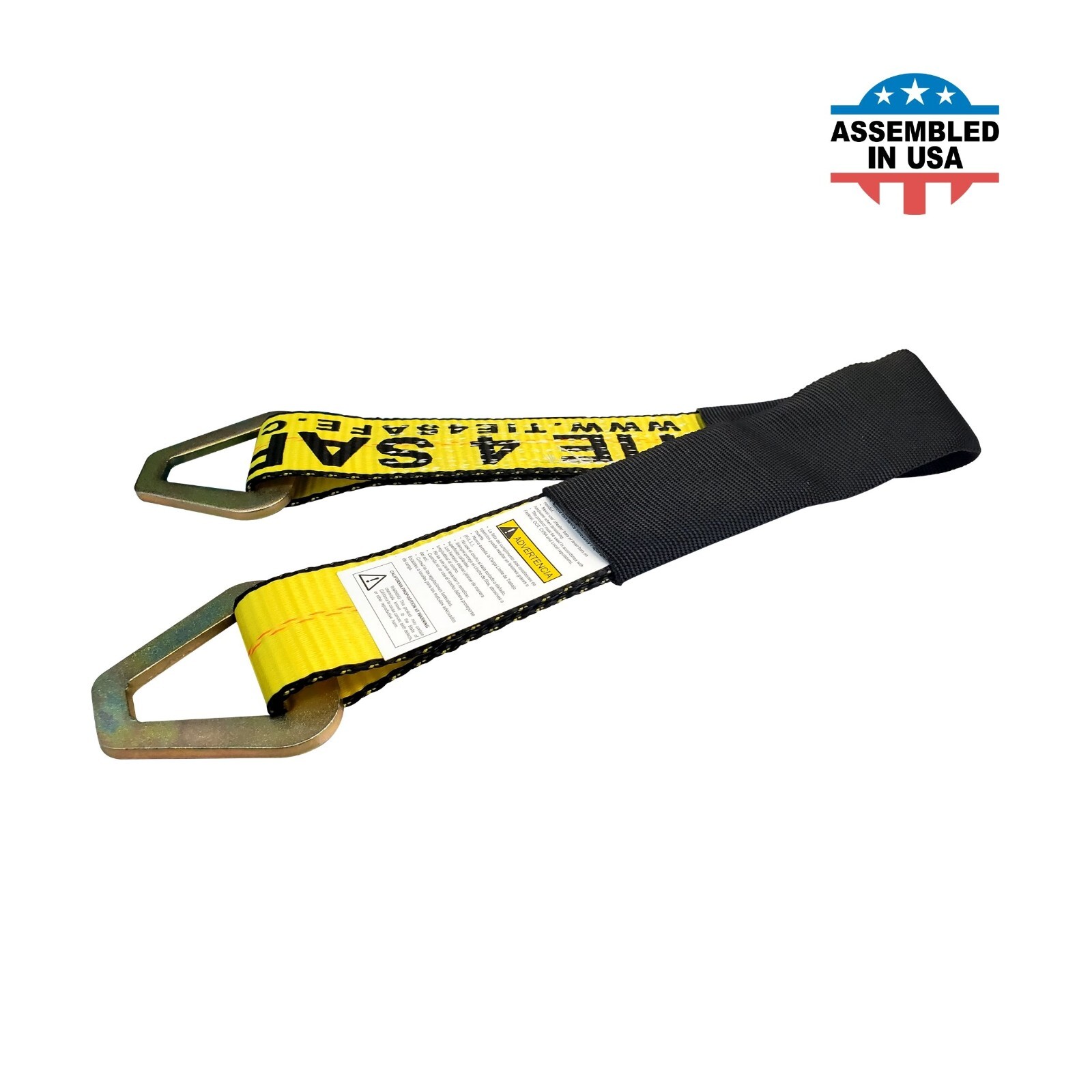 USA Off Road Axle Strap for Race Car Auto Hauler Tow Truck 4×4 ATV UTV Tie Down
