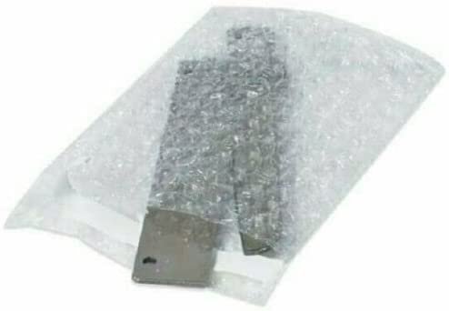 100 – 6×8.5 Bubble Out Pouches Bags Wrap Cushioning Self Seal Clear 6″ x 8.5″