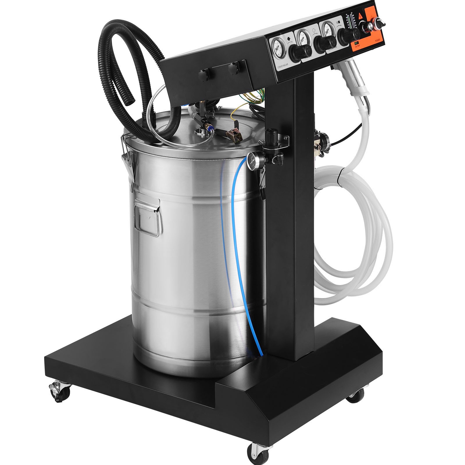 VEVOR Powder Coating System 50 W 100KV Electrostatic Output 50L Powder Hopper