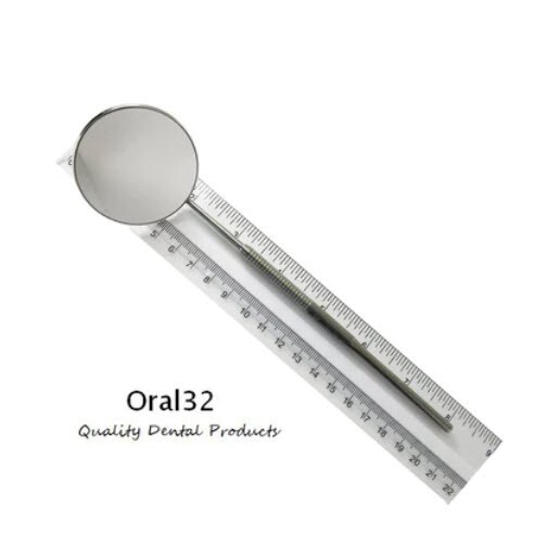 ORAL32 – DENTAL ORAL PHOTO MIRROR, ROUND 2 INCHES WITH HANDL