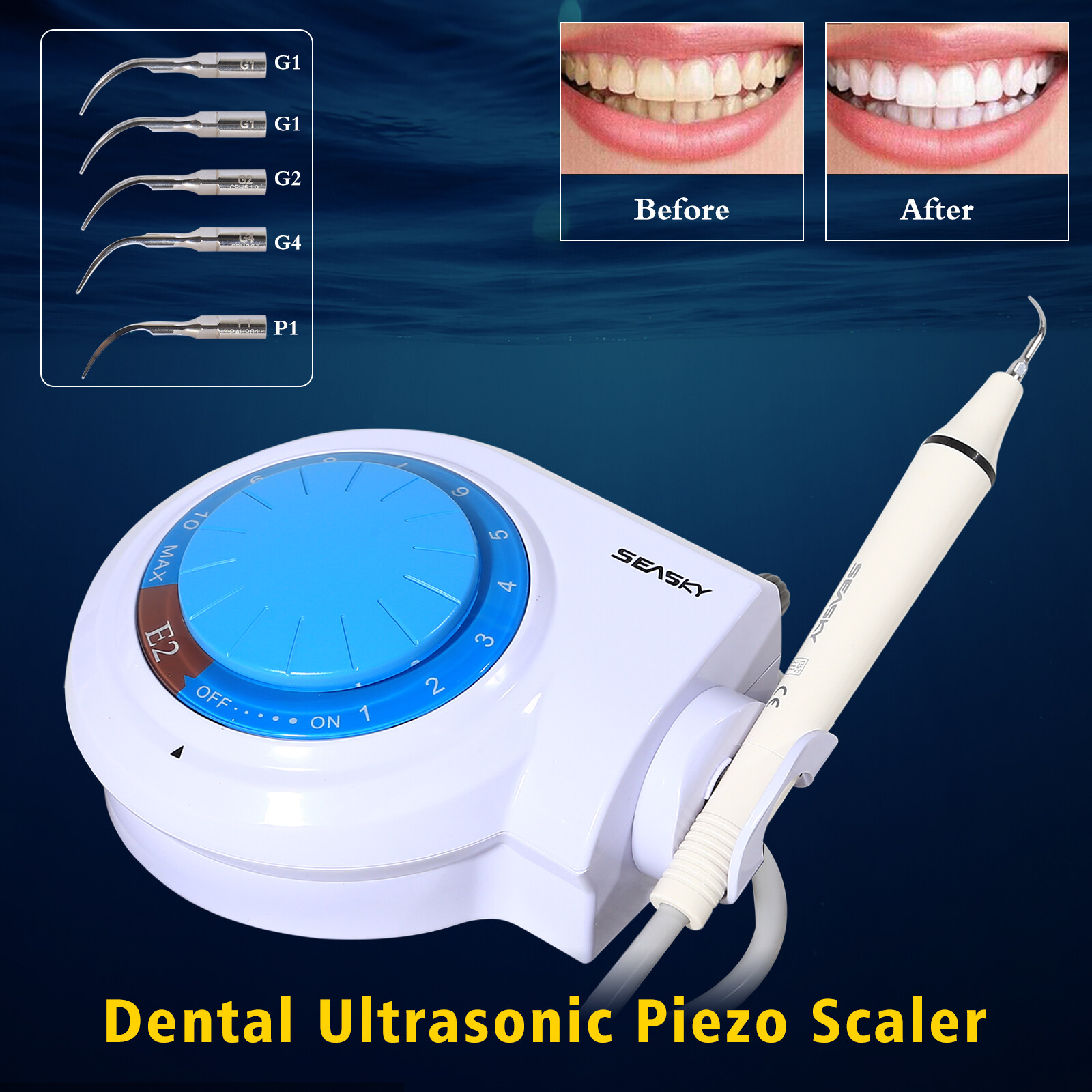 Dental Ultrasonic Piezo Scaler For EMS Cavitron Handle Handpiece Detachable EIS