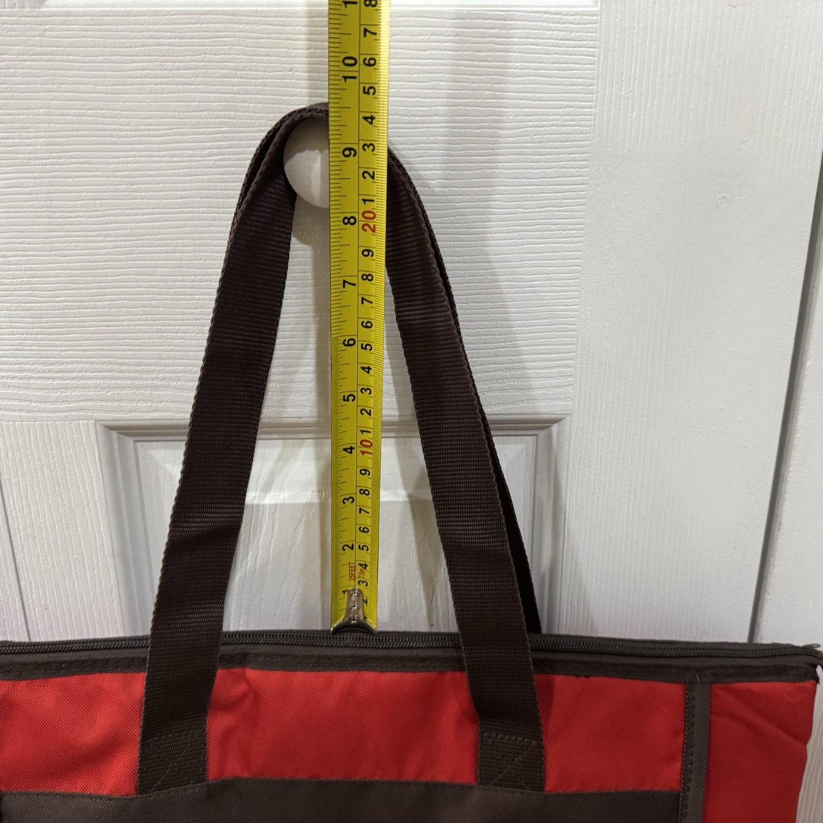 Rachael Ray Pack And Go Chillout Cooler Bag Insulated Soft Grocery Tote Red NWOT