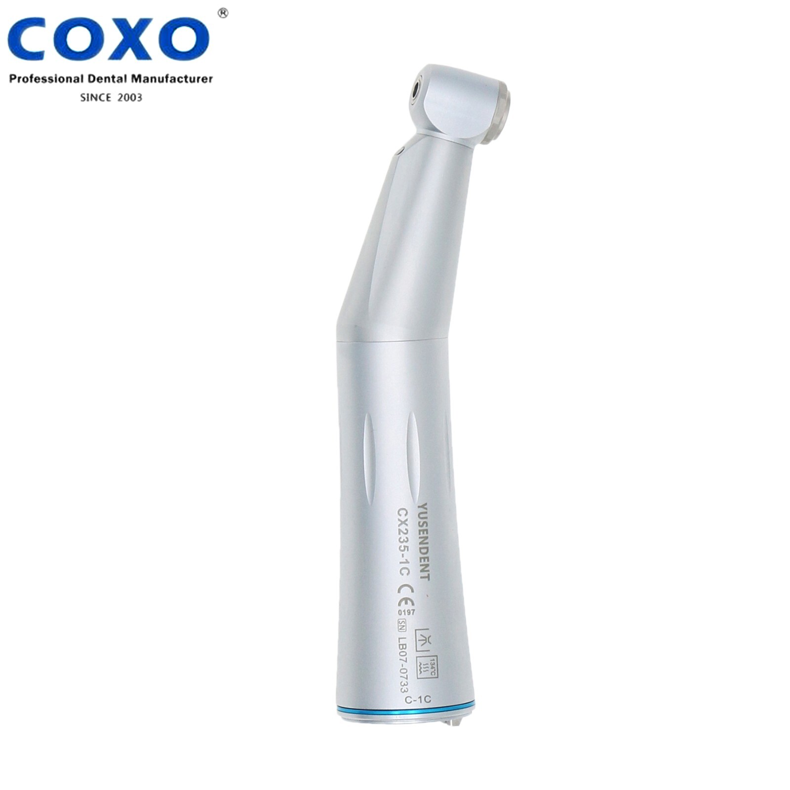 COXO Dental Low Speed Handpiece Fiber Optic 1:1 Contra Angle fits NSK Kavo