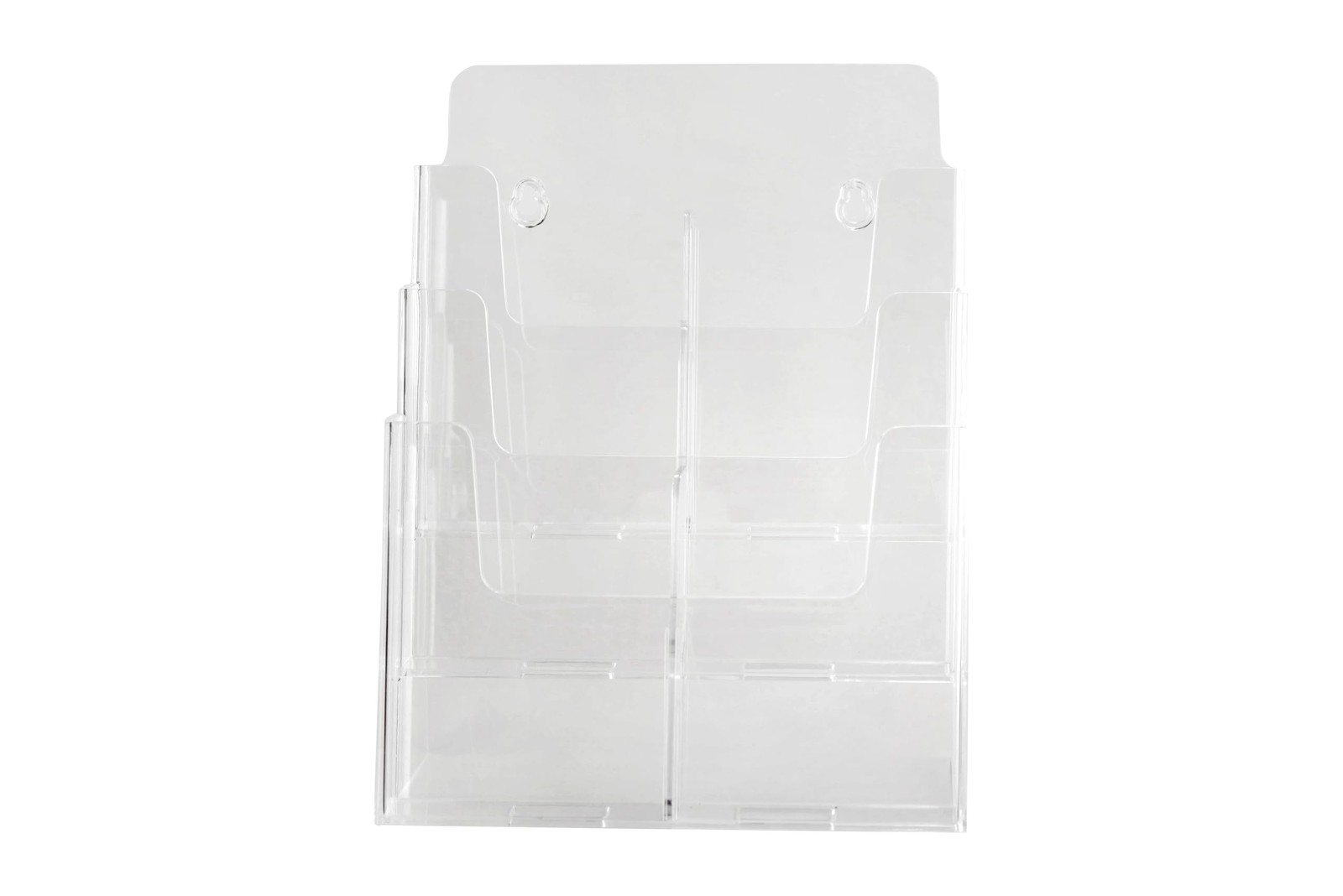 Dazzling Displays Clear Acrylic Brochure 9.6 x 12.1 x 6.4 inches,