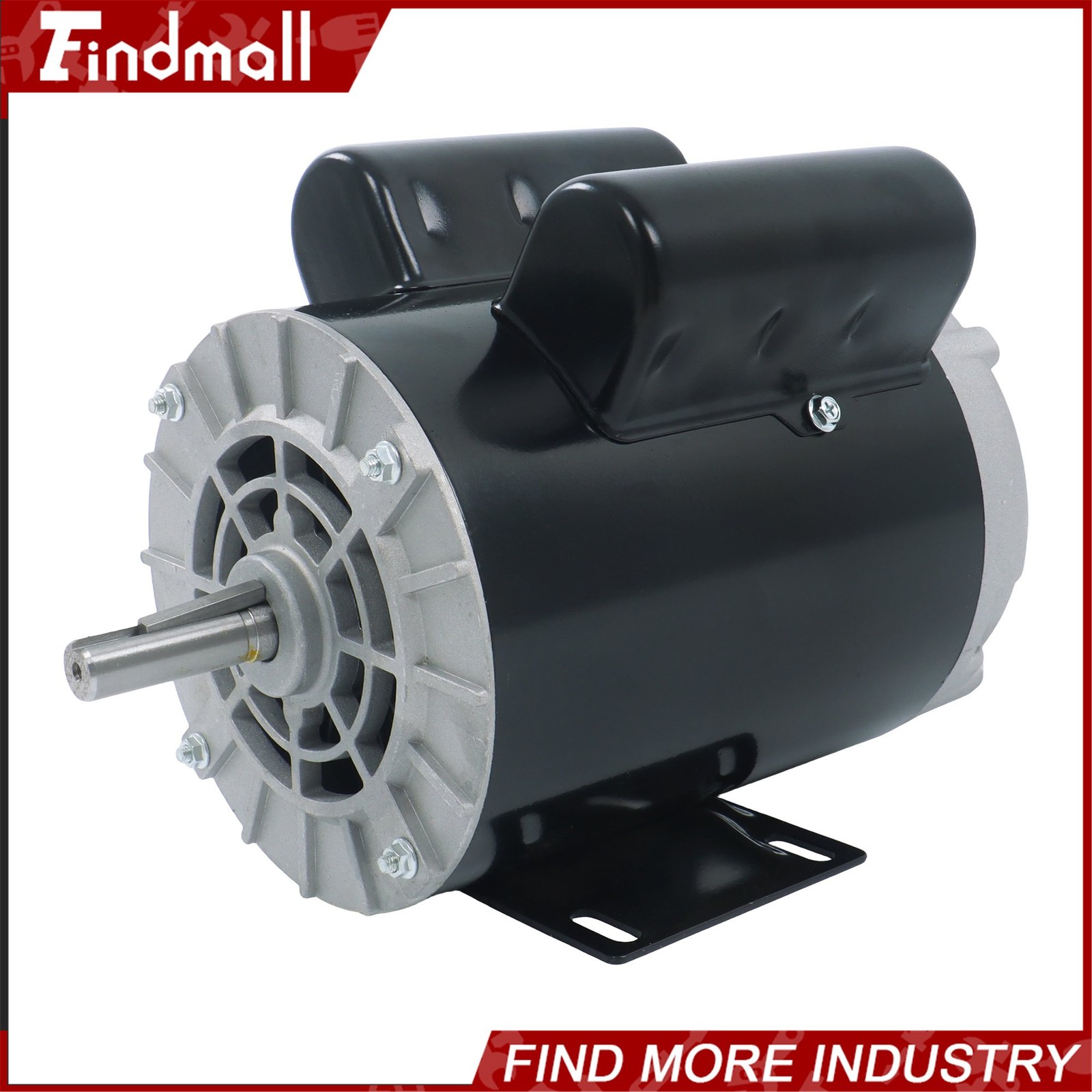 Findmall Electric Motor 3HP SPL 3450RPM 56 Frame 1Phase 115-230Volt