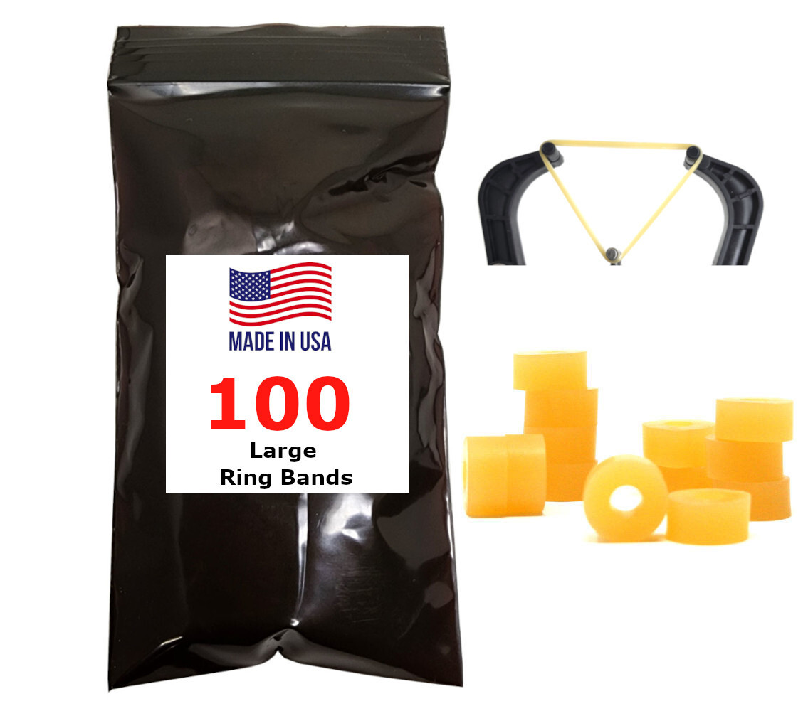 Tri Bander Bands 100-Pack Made in USA Rings Castrate Bulls Cattle Sheep