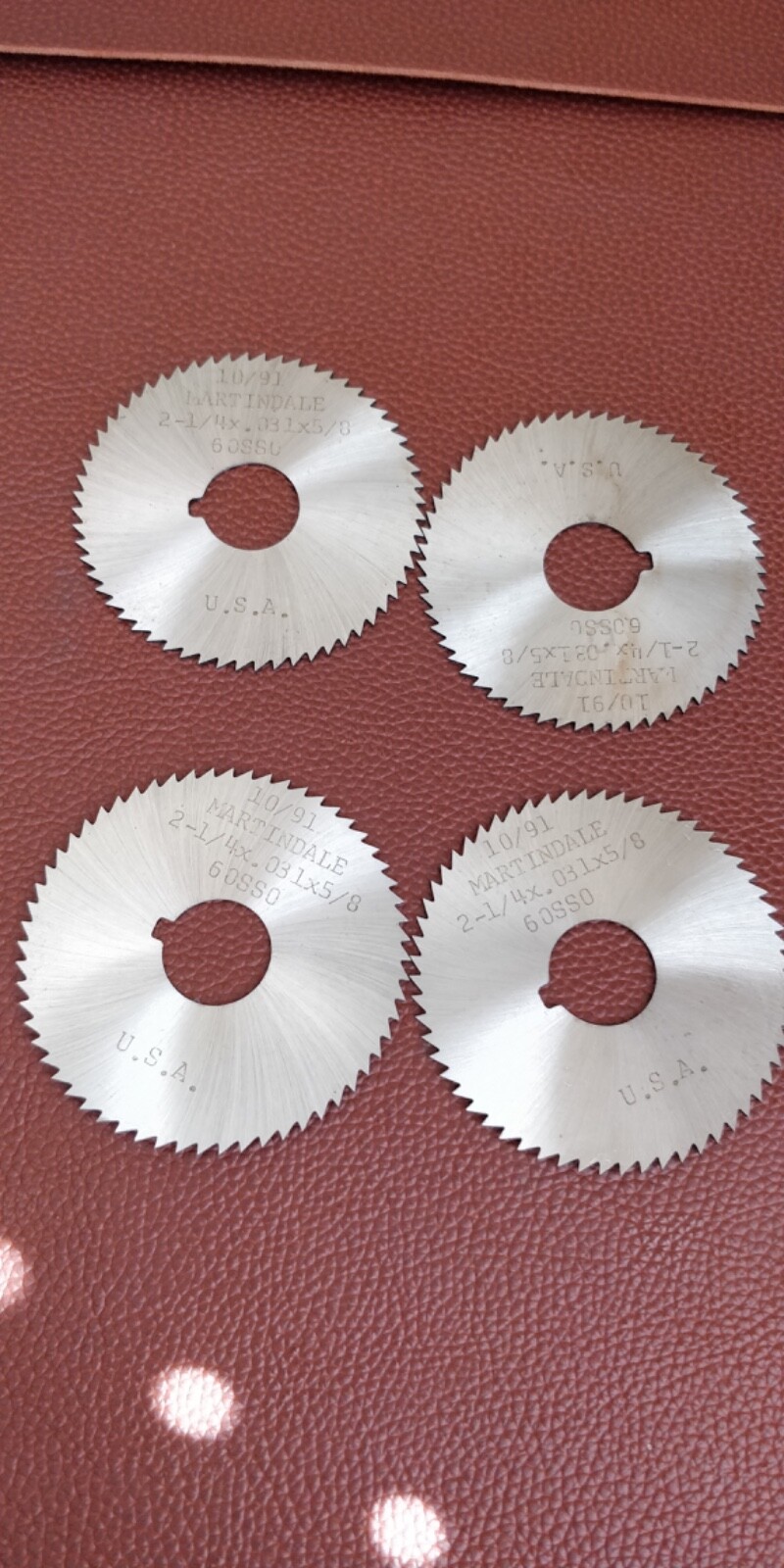 (1) Martindale USA 2.25″ x .031 x 5/8 # Slitting Screw Slotting Saw Blade