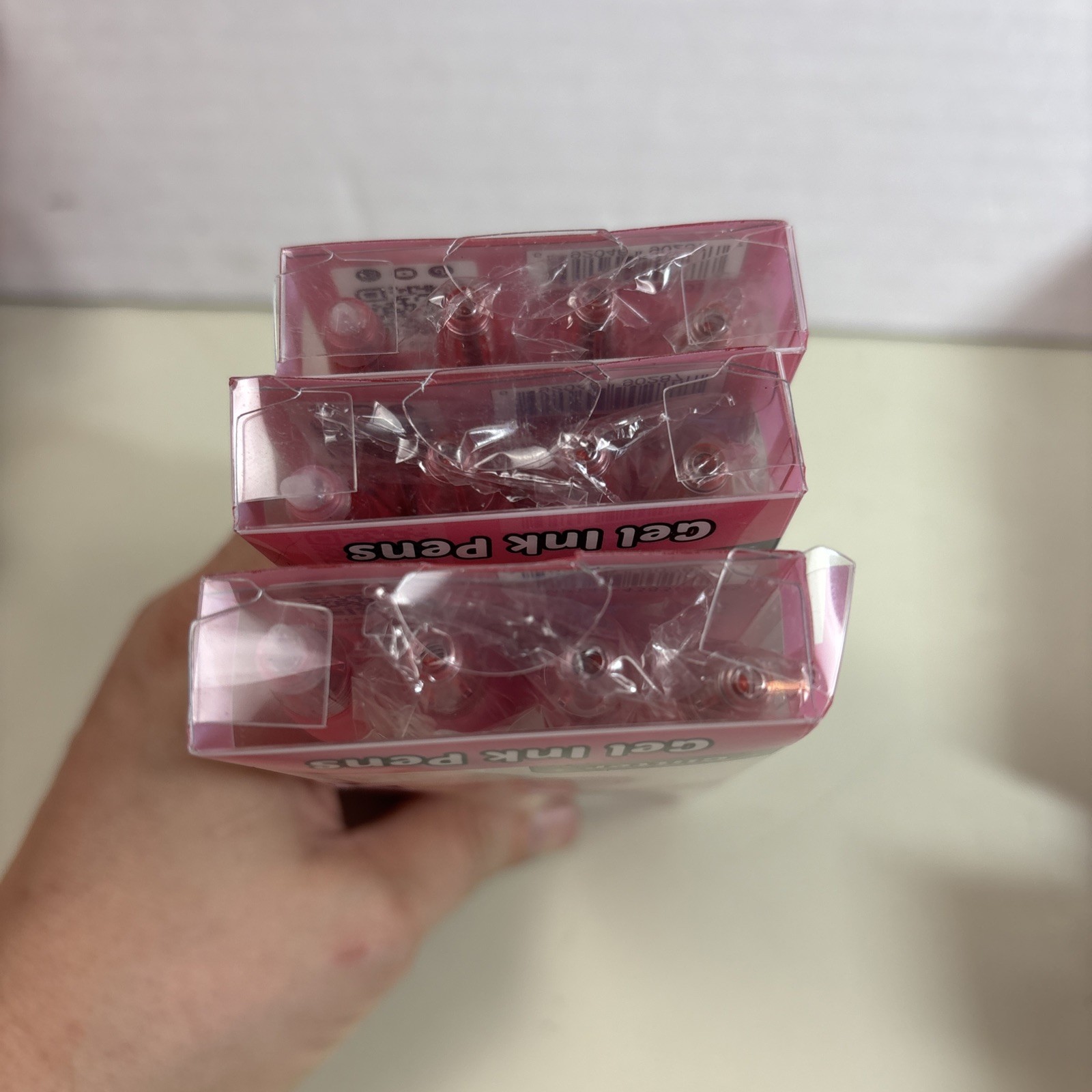 SMENS Pink Cherry Cola Scented Glitter Gel Ink Pen 4 Pack Brand New Lot of 3