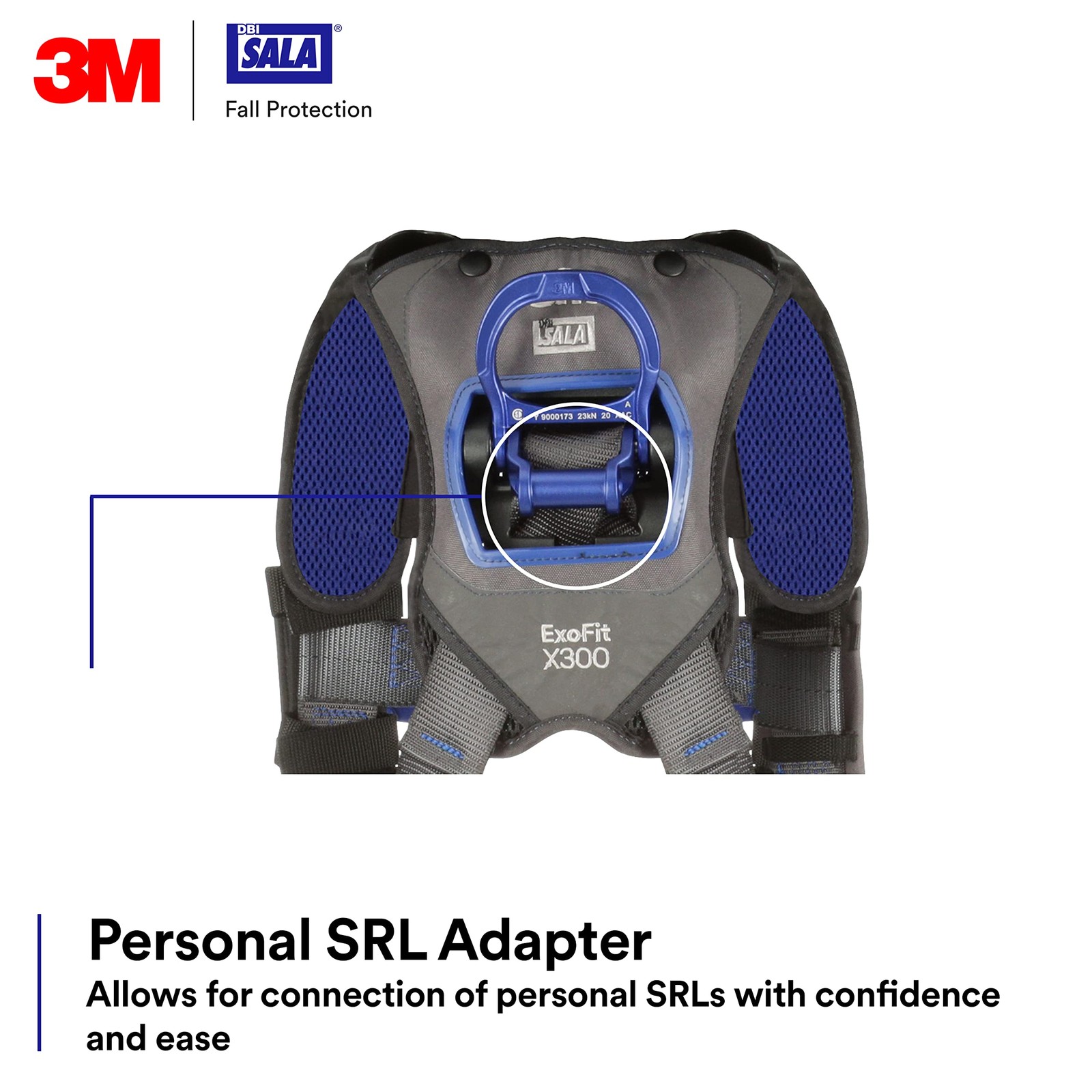 3M 1113030 DBI-SALA ExoFit X300 Comfort Vest Climbing Harness Fall Protection