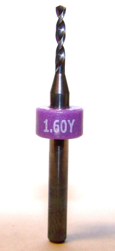 NEW 1.60mm (.0630″) Carbide Printed Circuit Board Drills (PCB) 100.0630.400