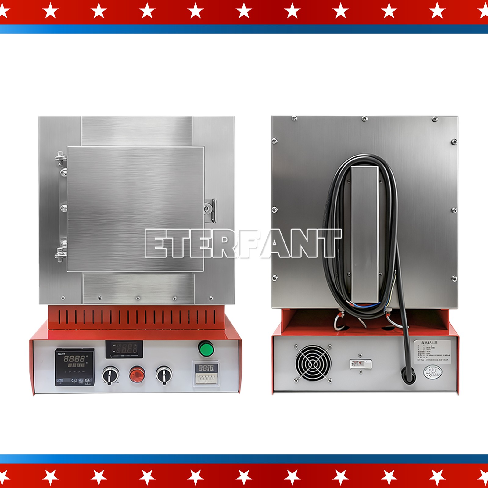 2000W/3000W Dental Lab 1100℃ Burnout Furnace High Temperature Fiber Ceramic Oven