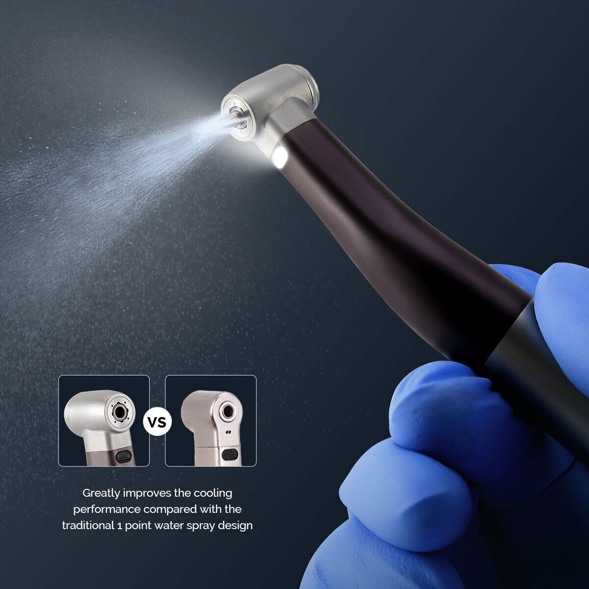 AZDENT Dental Brushless LED Electric Micro Motor/1:5 1:1LED Increasing Handpiece