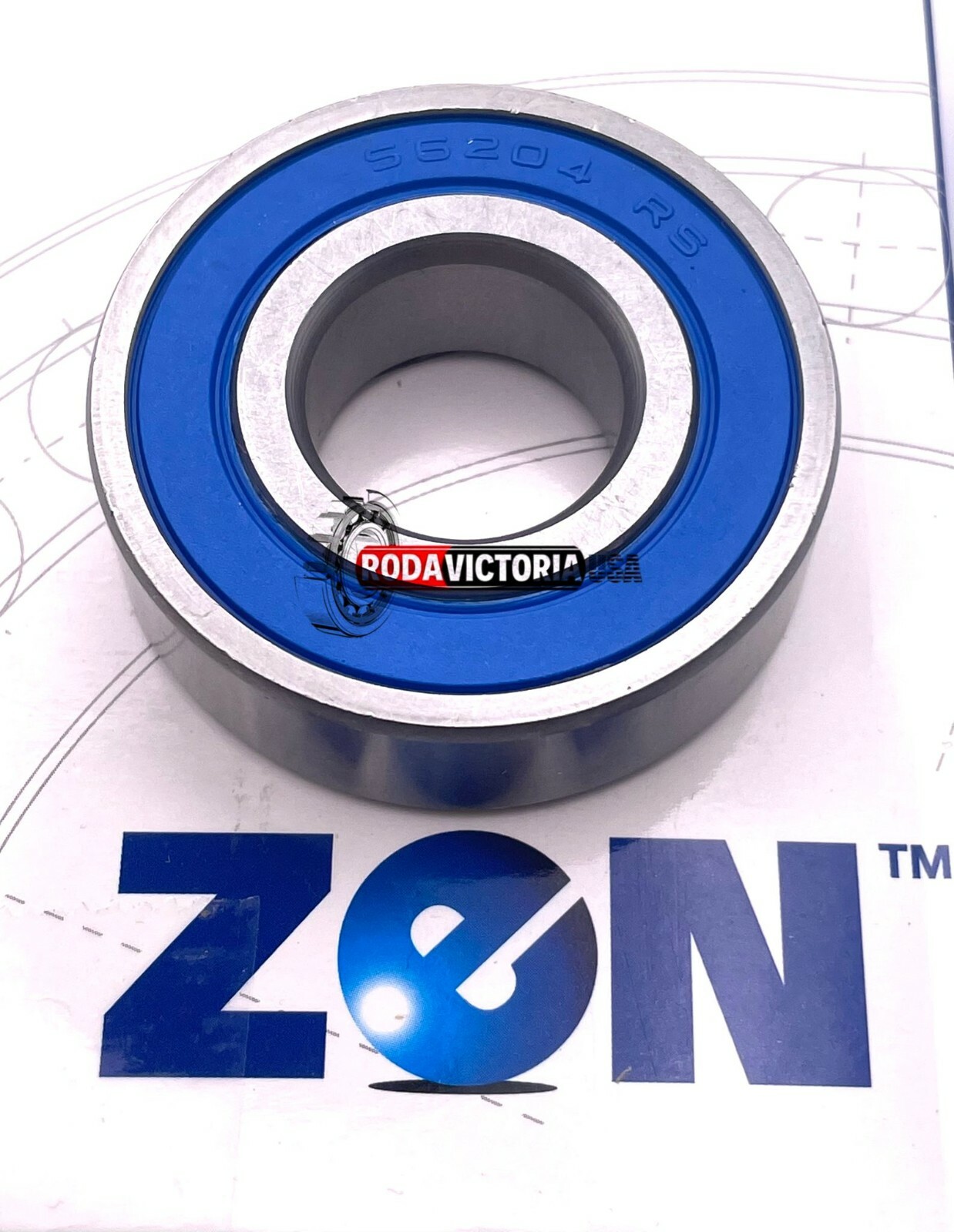 S6204-2RS Bearing 20mm x 47mm Stainless Steel 6204RS